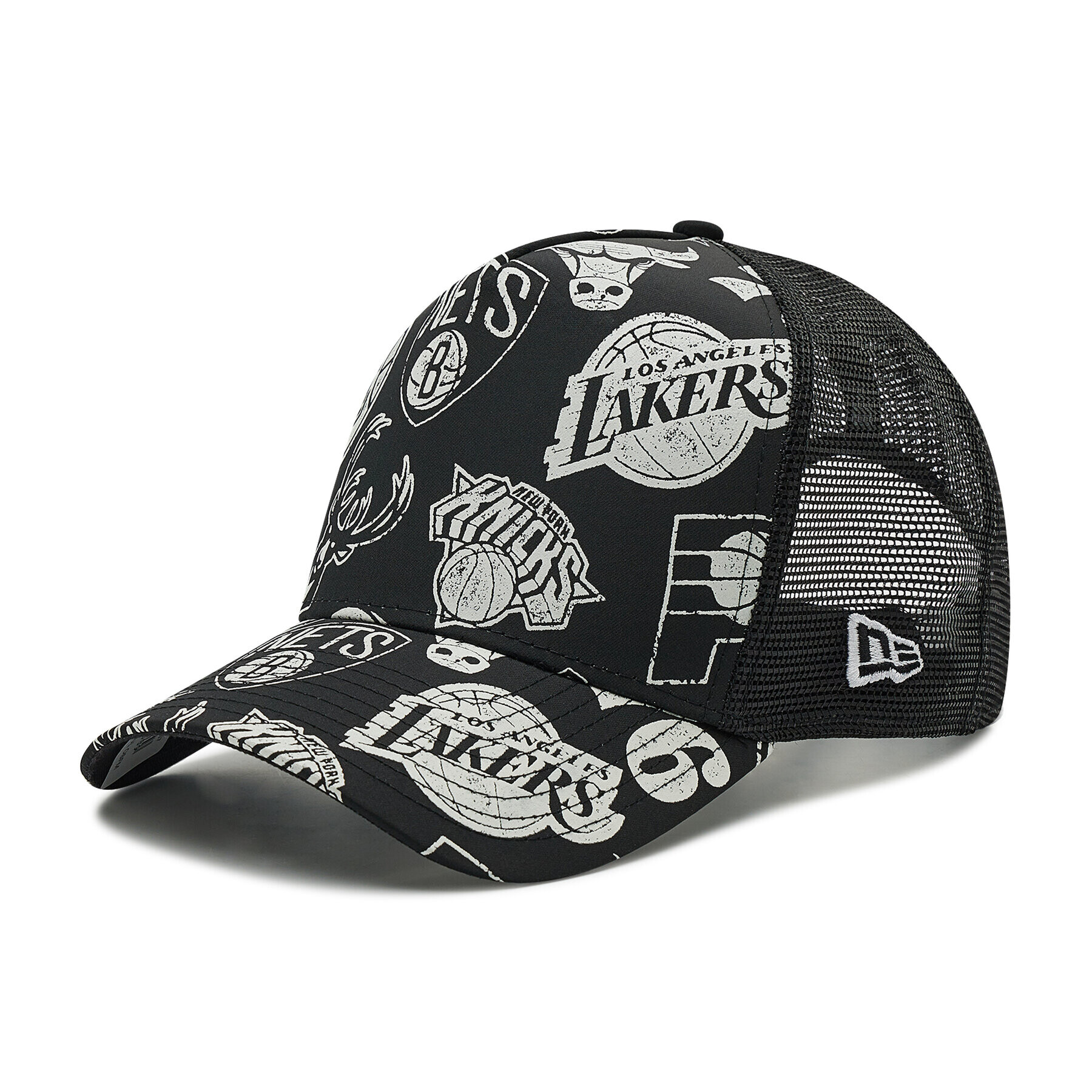 New Era Kšiltovka NBA All Over Print 60222557 Černá - Pepit.cz