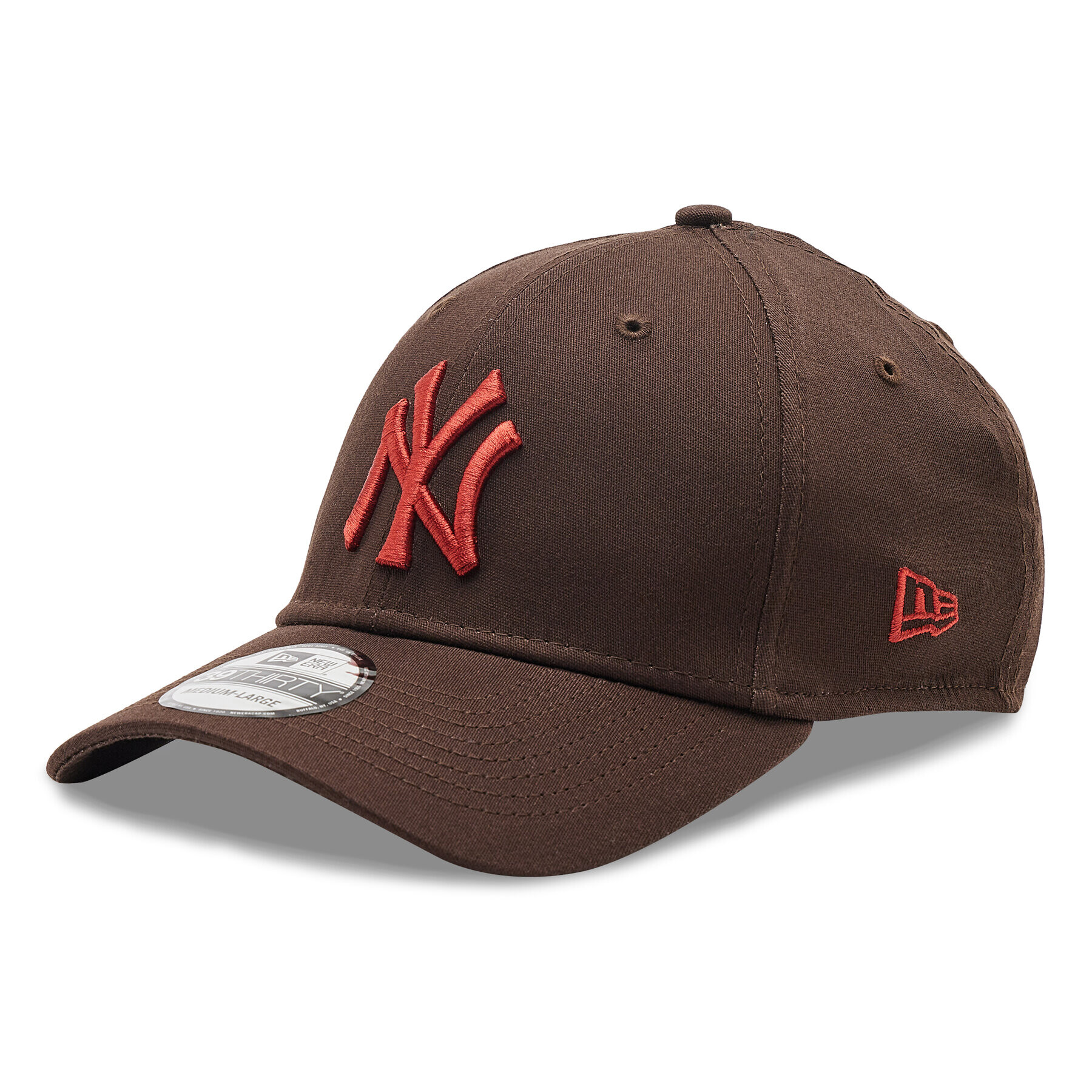 New Era Kšiltovka New York Yankees League Essential 39Thirty 60284930 Hnědá - Pepit.cz