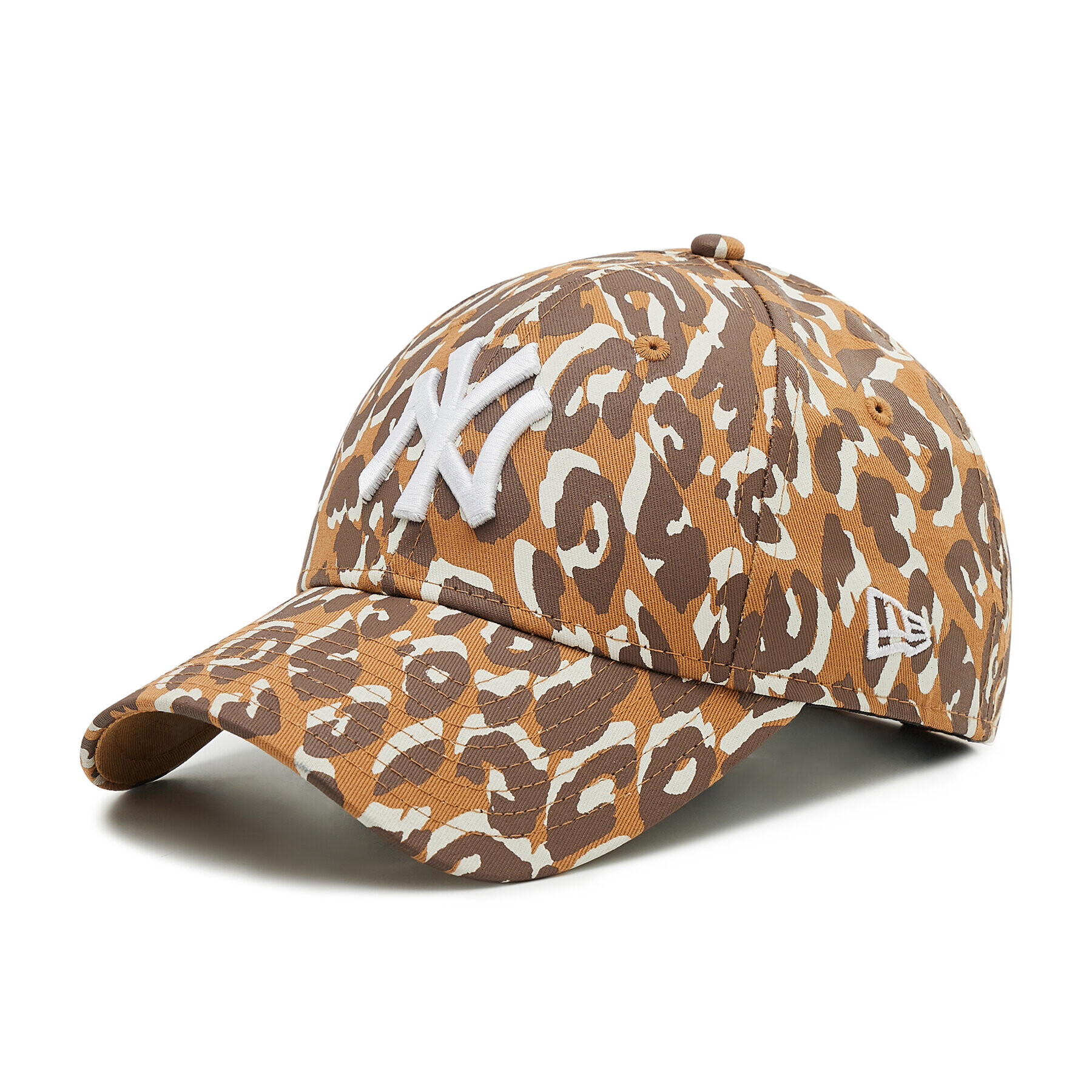 New Era Kšiltovka New York Yankees Leopard Print 9Forty 60222377 Hnědá - Pepit.cz