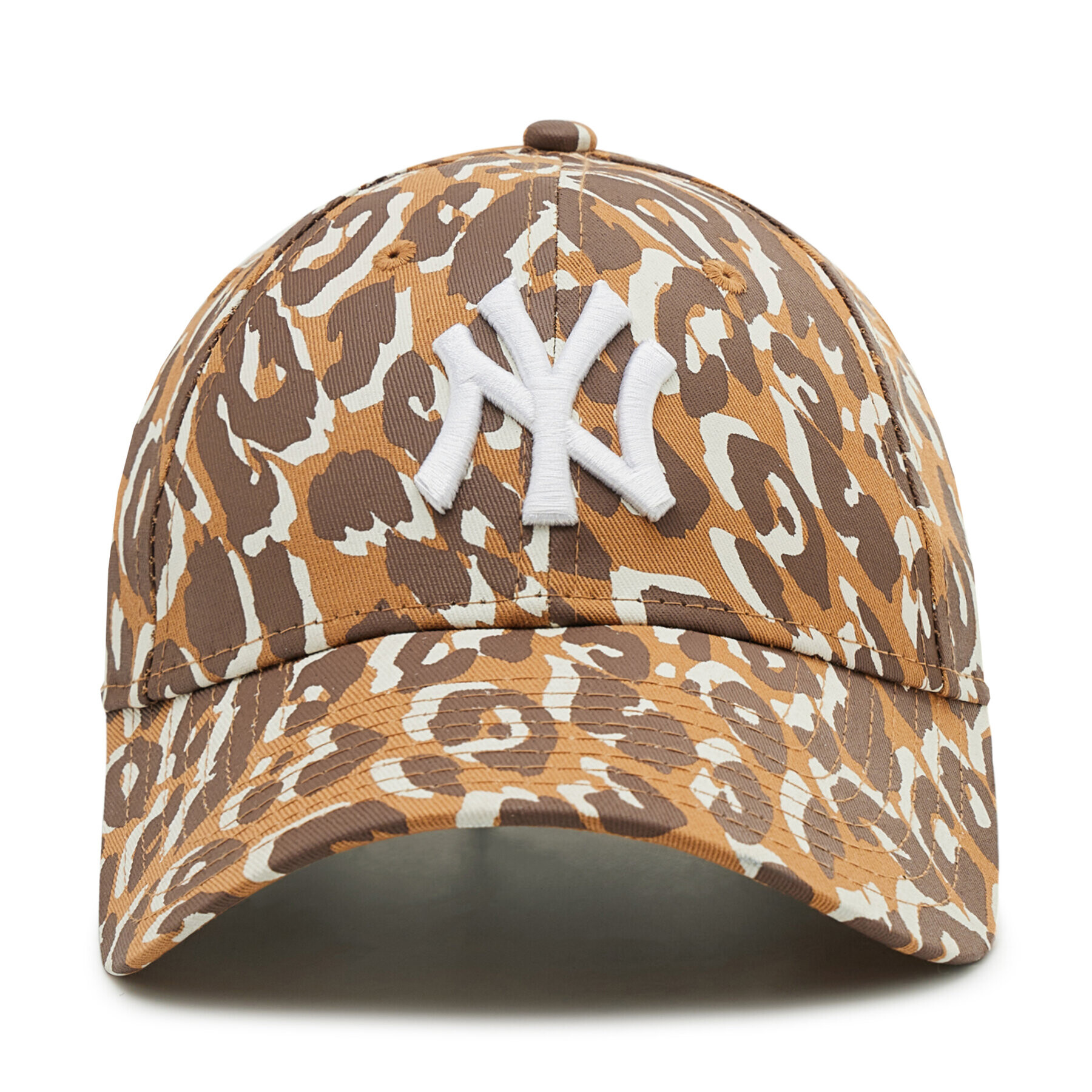 New Era Kšiltovka New York Yankees Leopard Print 9Forty 60222377 Hnědá - Pepit.cz