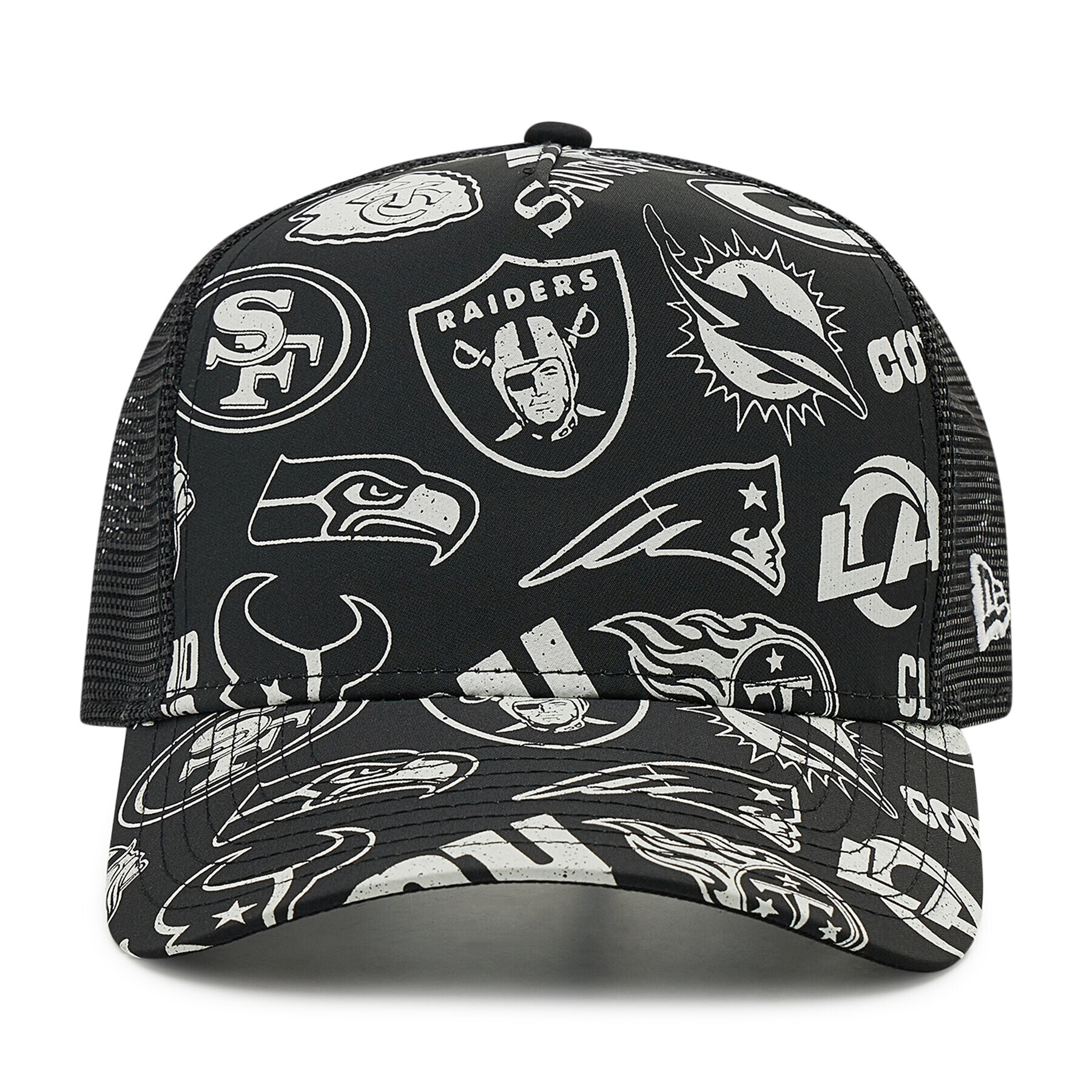 New Era Kšiltovka Nfl All Over Print A-Frame Trucker 60222274 Černá - Pepit.cz