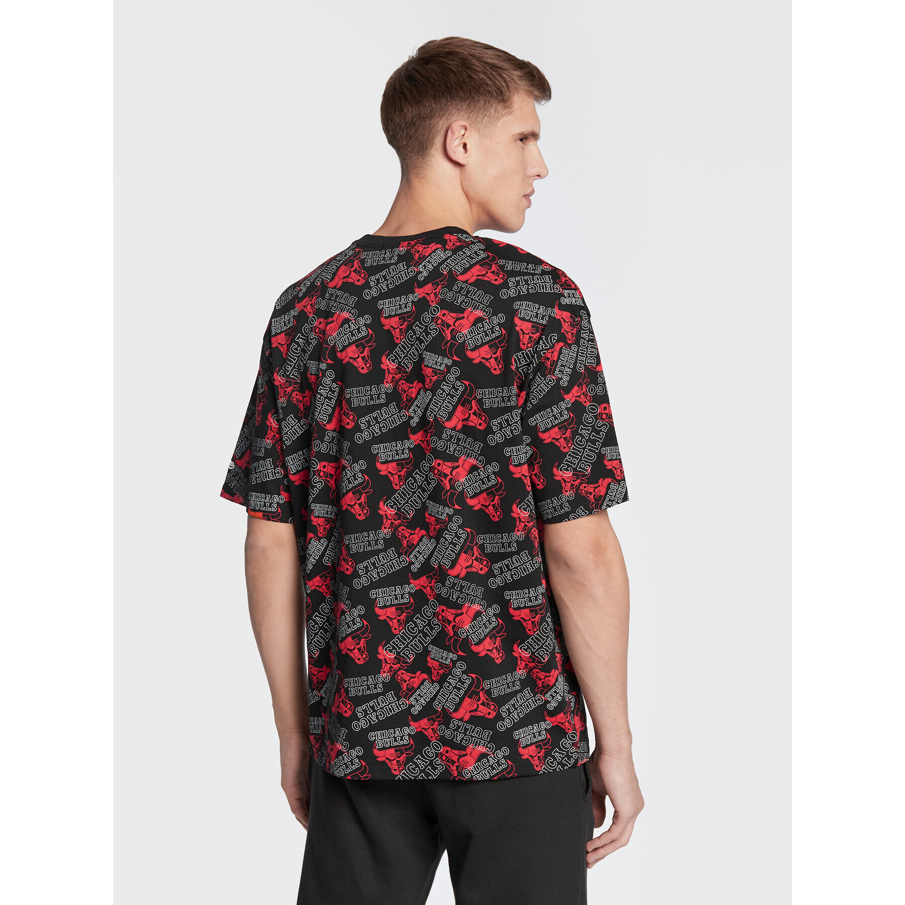 New Era T-Shirt Chicago Bulls Logo Print 60284618 Barevná Oversize - Pepit.cz