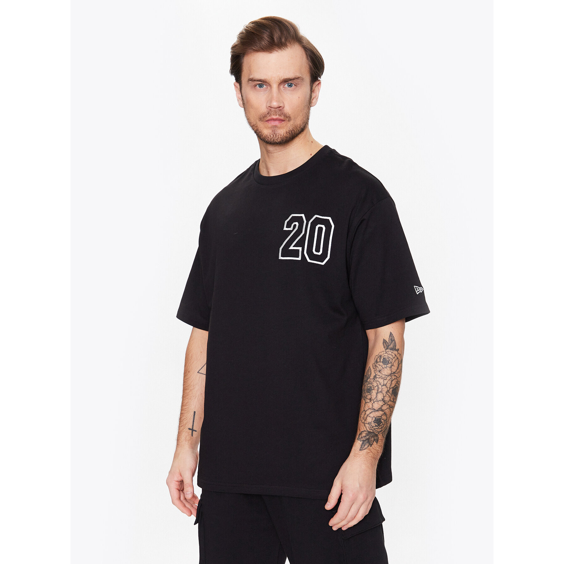 New Era T-Shirt Contemporary 60332242 Černá Oversize - Pepit.cz