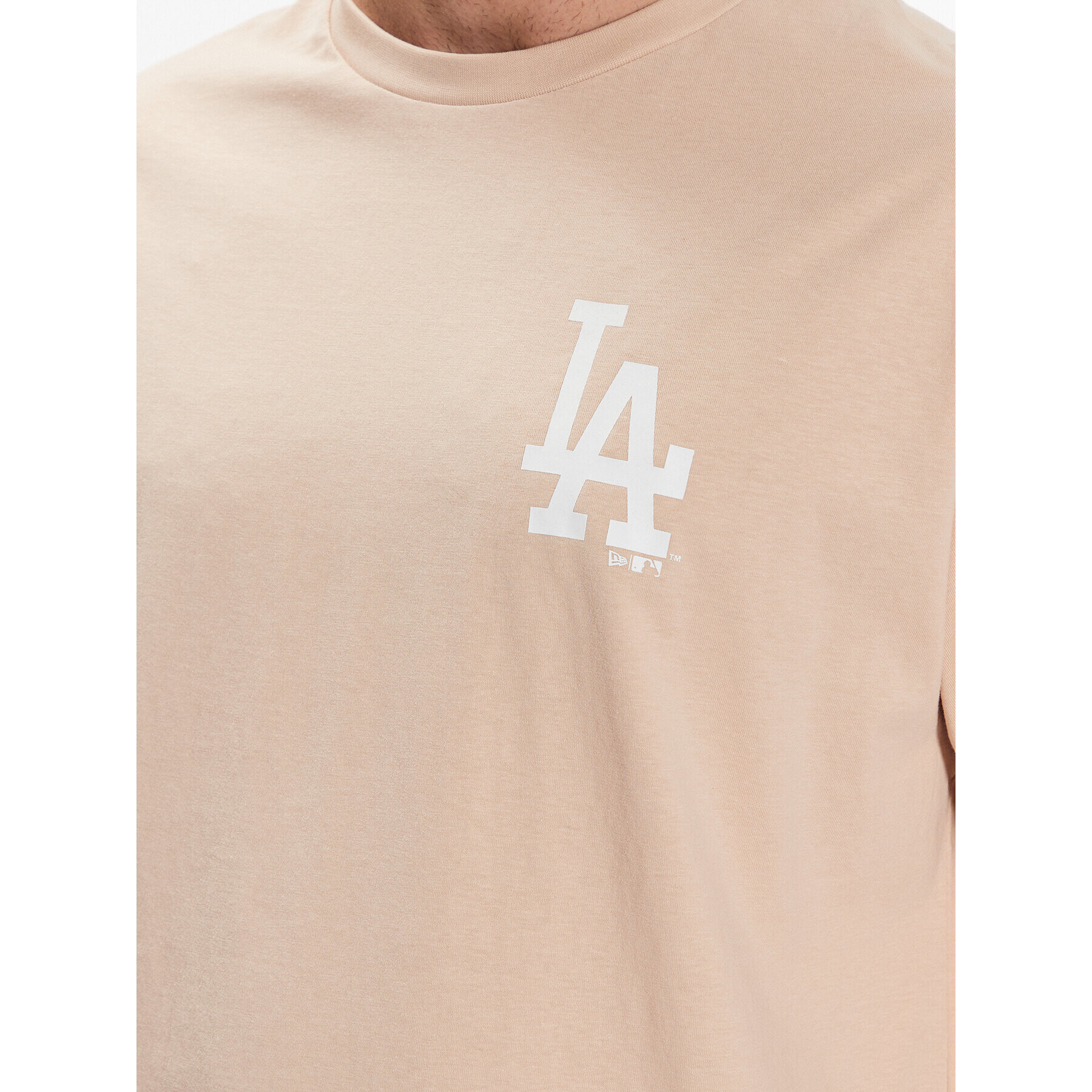 New Era T-Shirt LA Dodgers MLB League Essential 60332159 Béžová Oversize - Pepit.cz