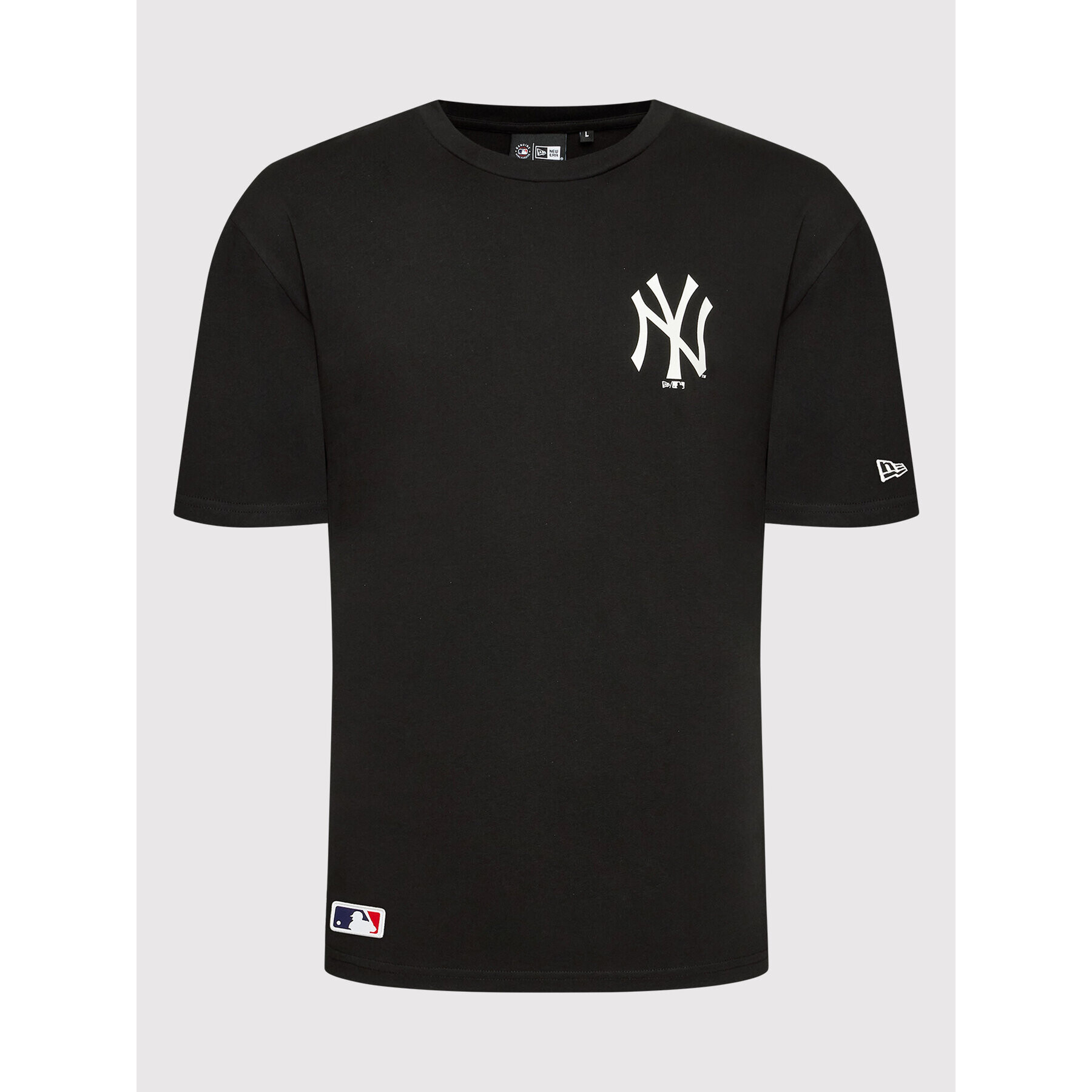 New Era T-Shirt Mlb Big Logo 12195450 Černá Regular Fit - Pepit.cz