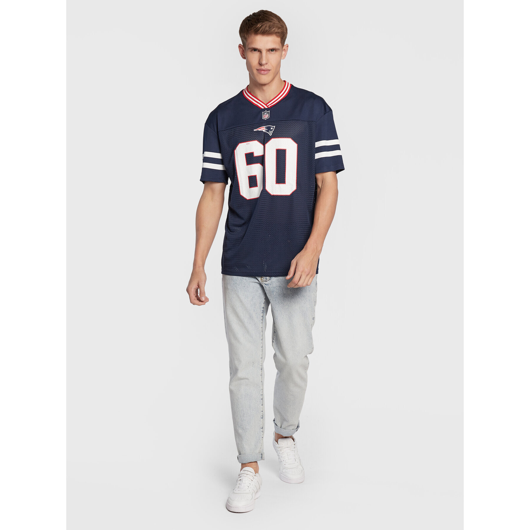 New Era T-Shirt New England Patriots 12572538 Tmavomodrá Oversize - Pepit.cz