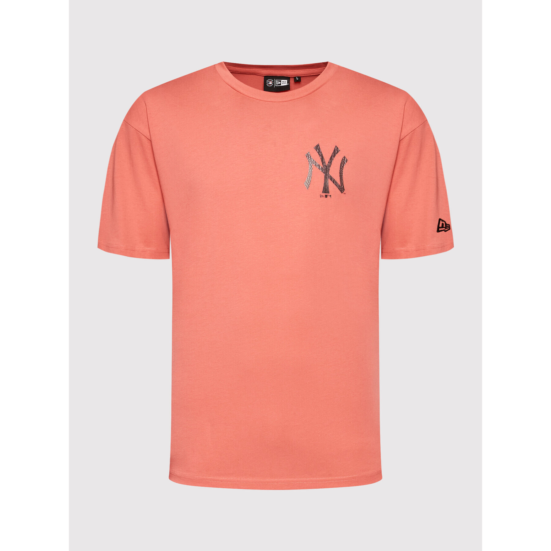 New Era T-Shirt New York Yankees 13083949 Růžová Relaxed Fit - Pepit.cz