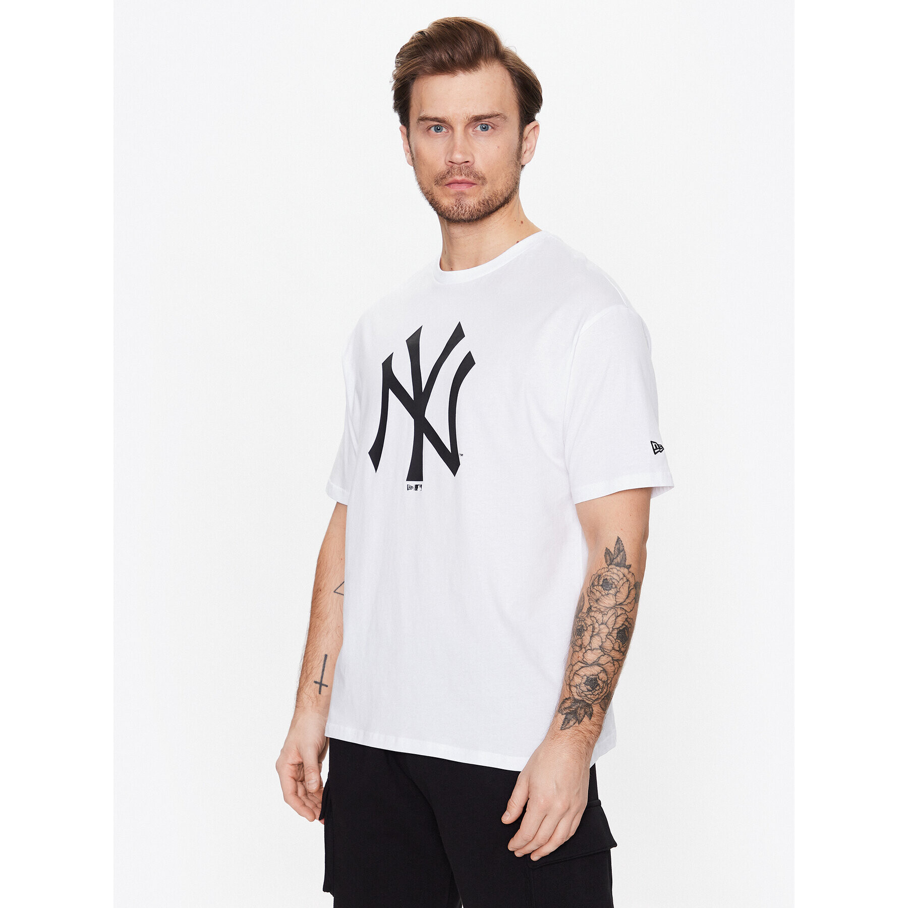 New Era T-Shirt Yankees Mlb League Essential 60332283 Bordó Oversize - Pepit.cz