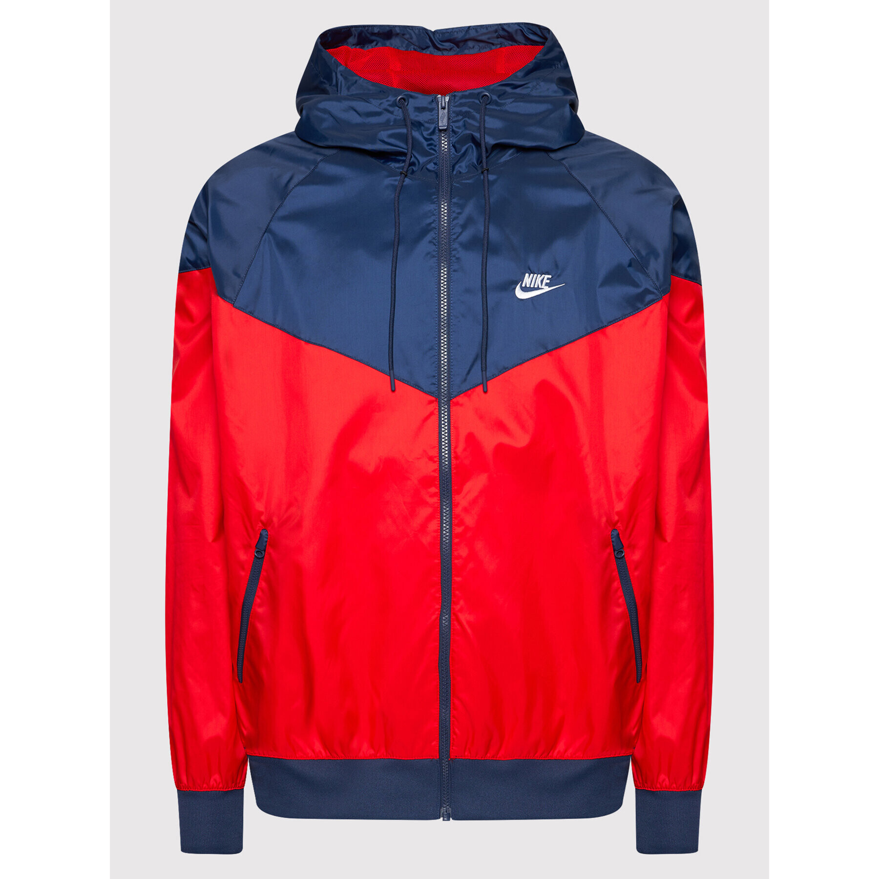 Nike Běžecká bunda Sportswear Windrunner DA0001 Červená Standard Fit - Pepit.cz