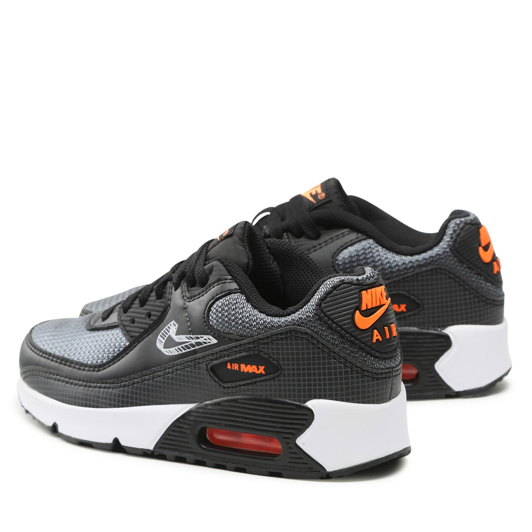 Nike Boty Air Max 90 Mesh Gs DR0172 001 Černá - Pepit.cz