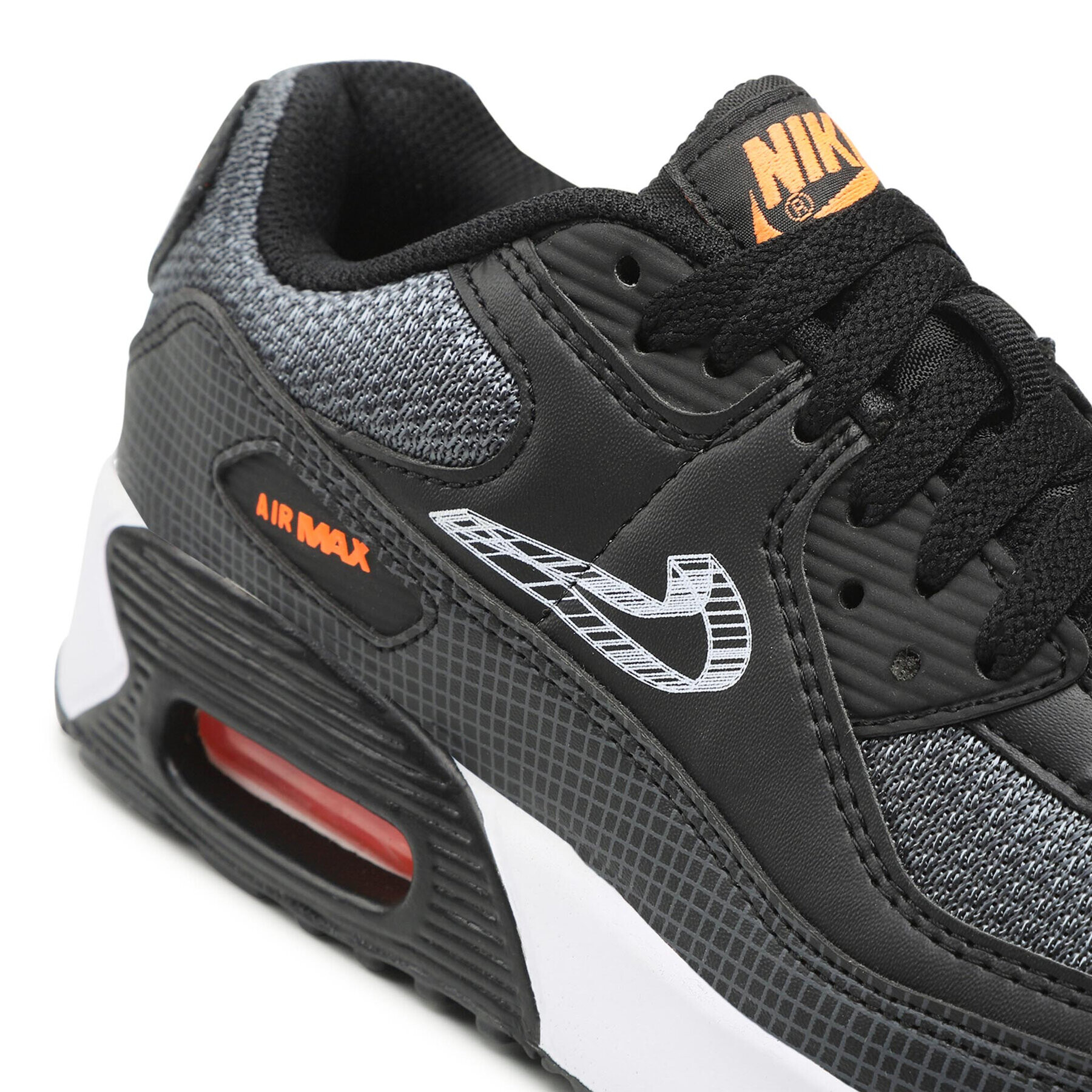 Nike Boty Air Max 90 Mesh Gs DR0172 001 Černá - Pepit.cz