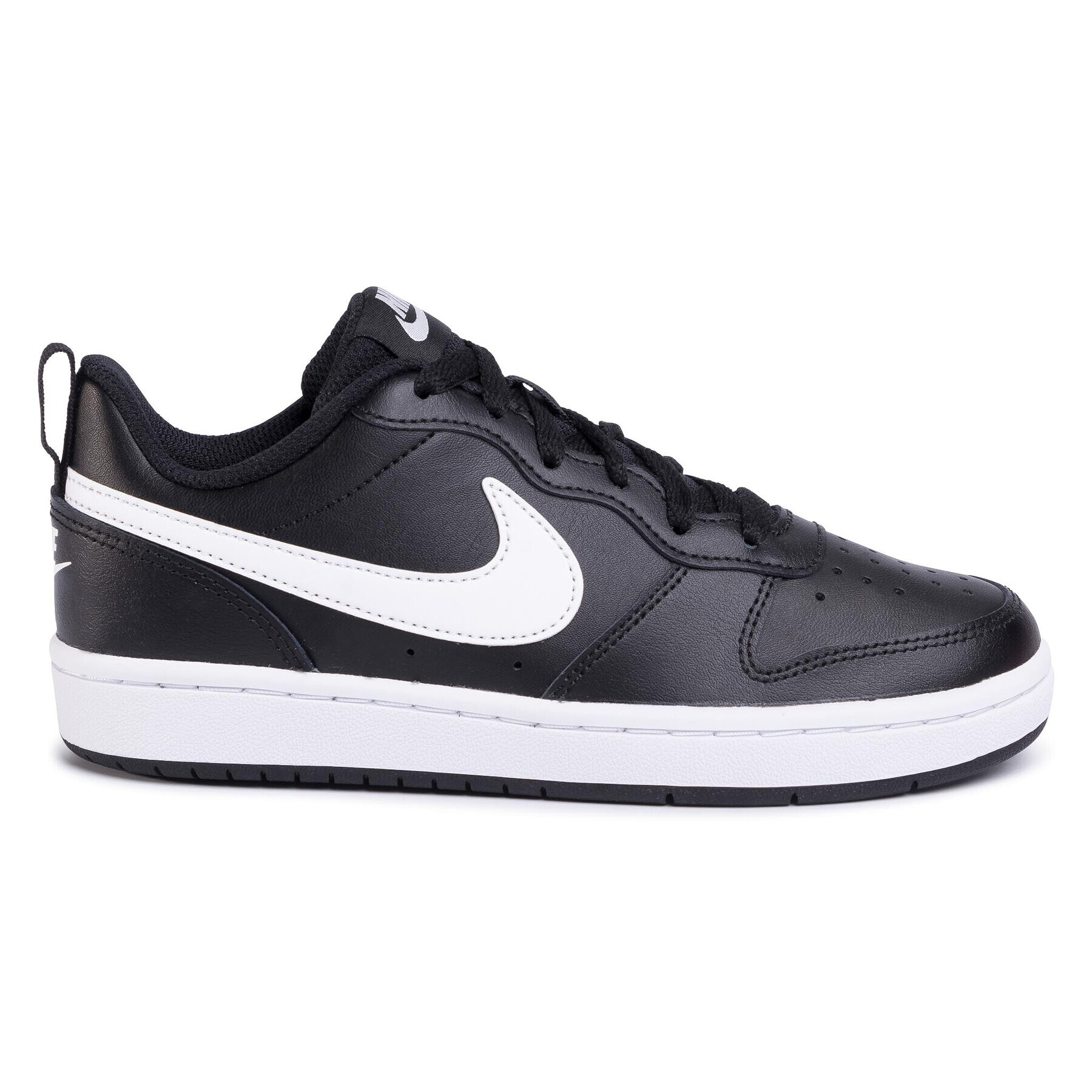 Nike Boty Court Borough Low 2 (GS) BQ5448 002 Černá - Pepit.cz