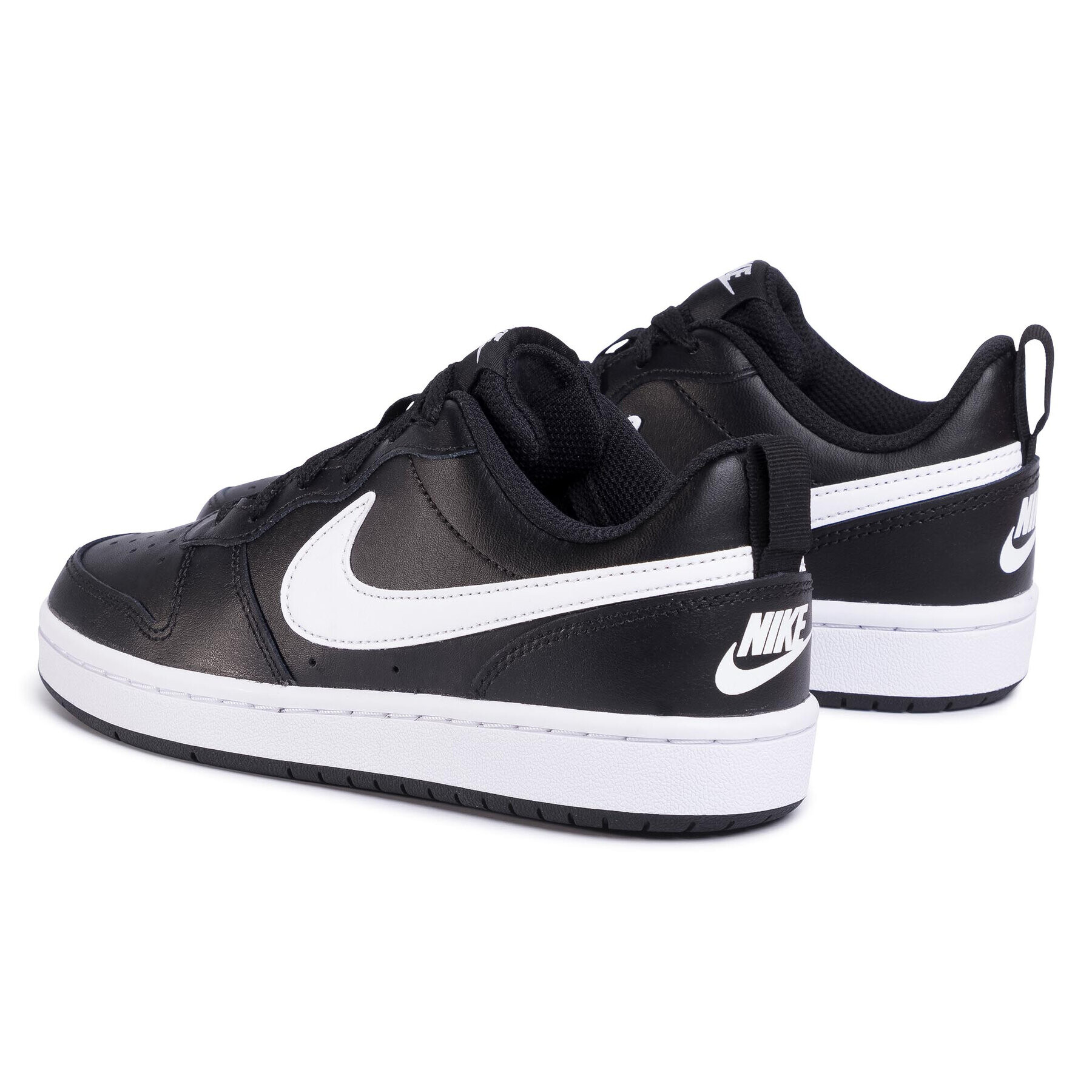 Nike Boty Court Borough Low 2 (GS) BQ5448 002 Černá - Pepit.cz