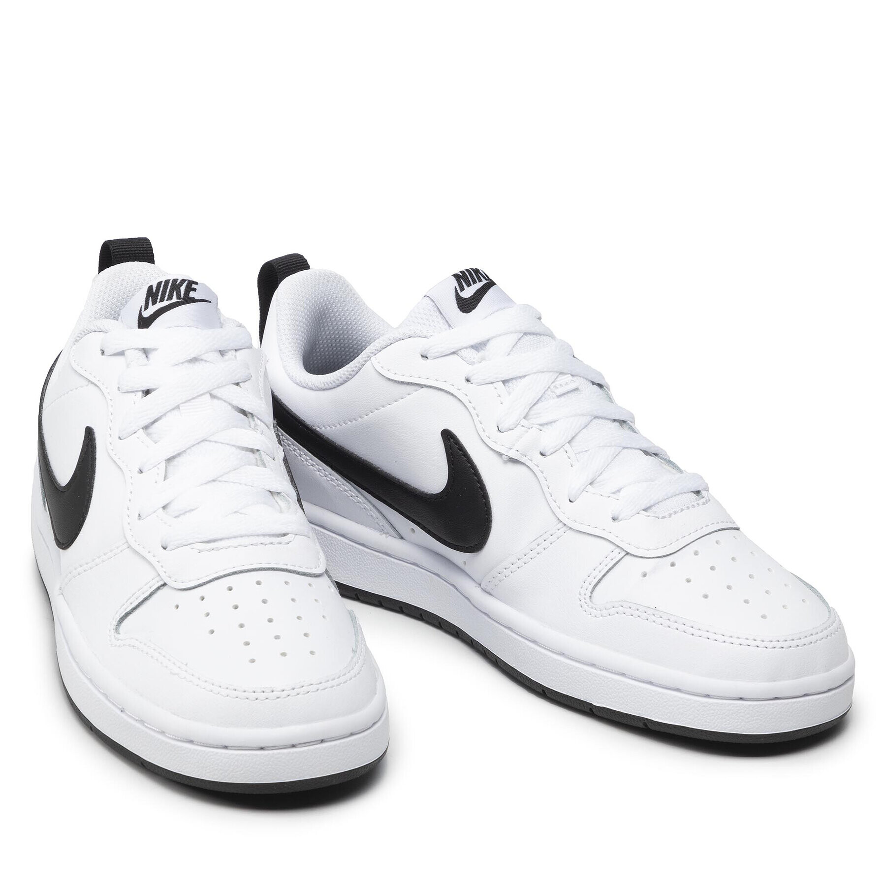 Nike Boty Court Borough Low 2 (GS) BQ5448 104 Bílá - Pepit.cz