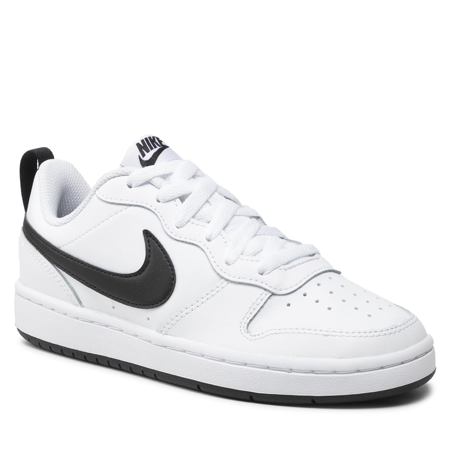 Nike Boty Court Borough Low 2 (GS) BQ5448 104 Bílá - Pepit.cz