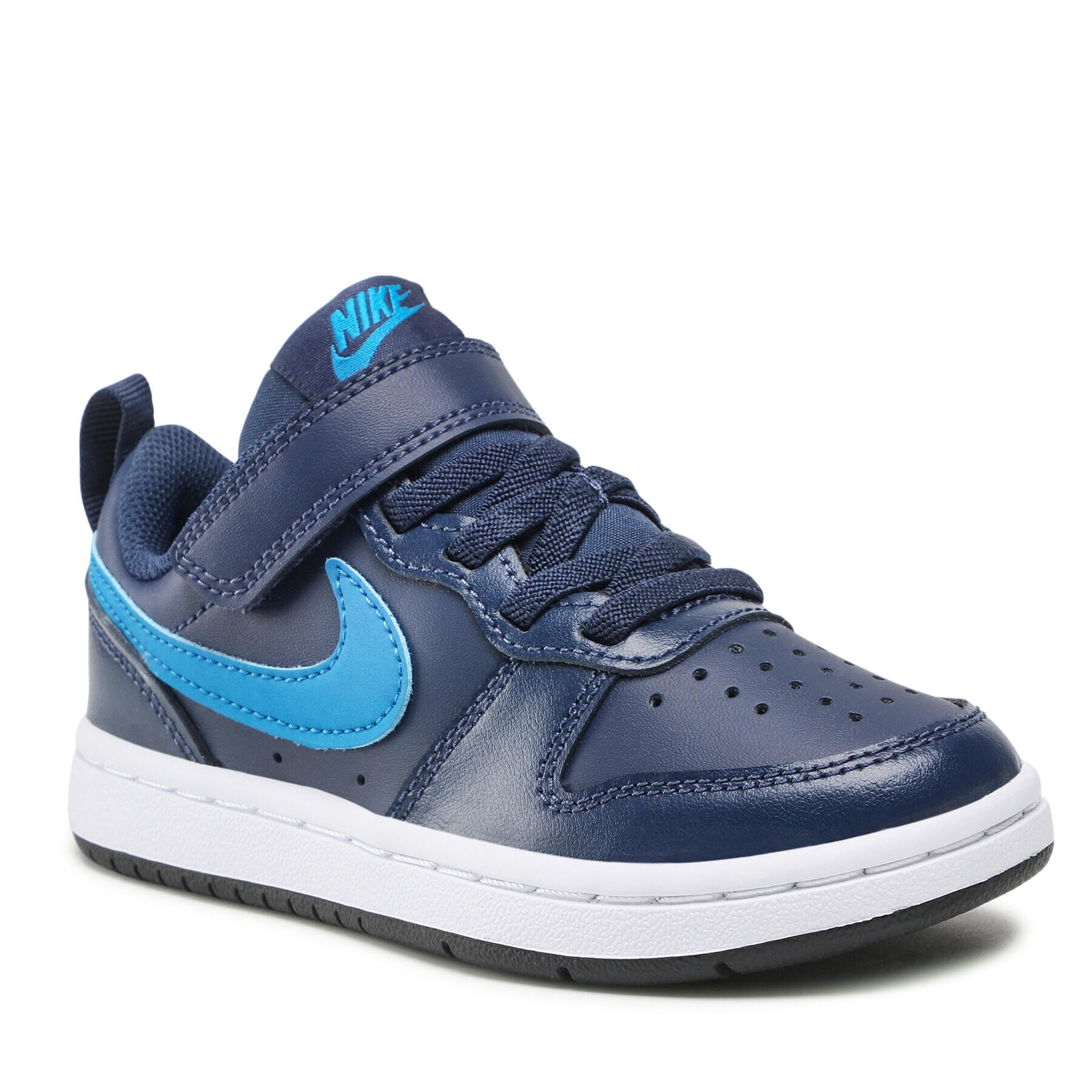 Nike Boty Court Borough Low 2 (PSV) BQ5451 403 Tmavomodrá - Pepit.cz