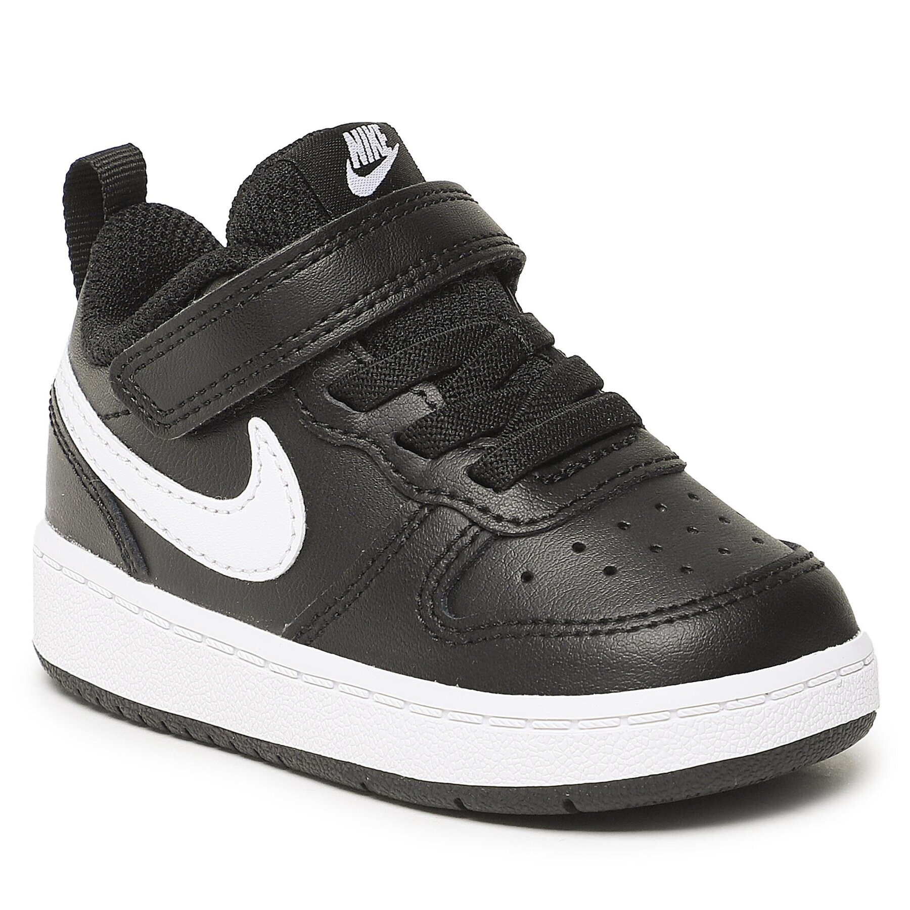 Nike Boty Court Borough Low 2 (TDV) BQ5453 002 Černá - Pepit.cz