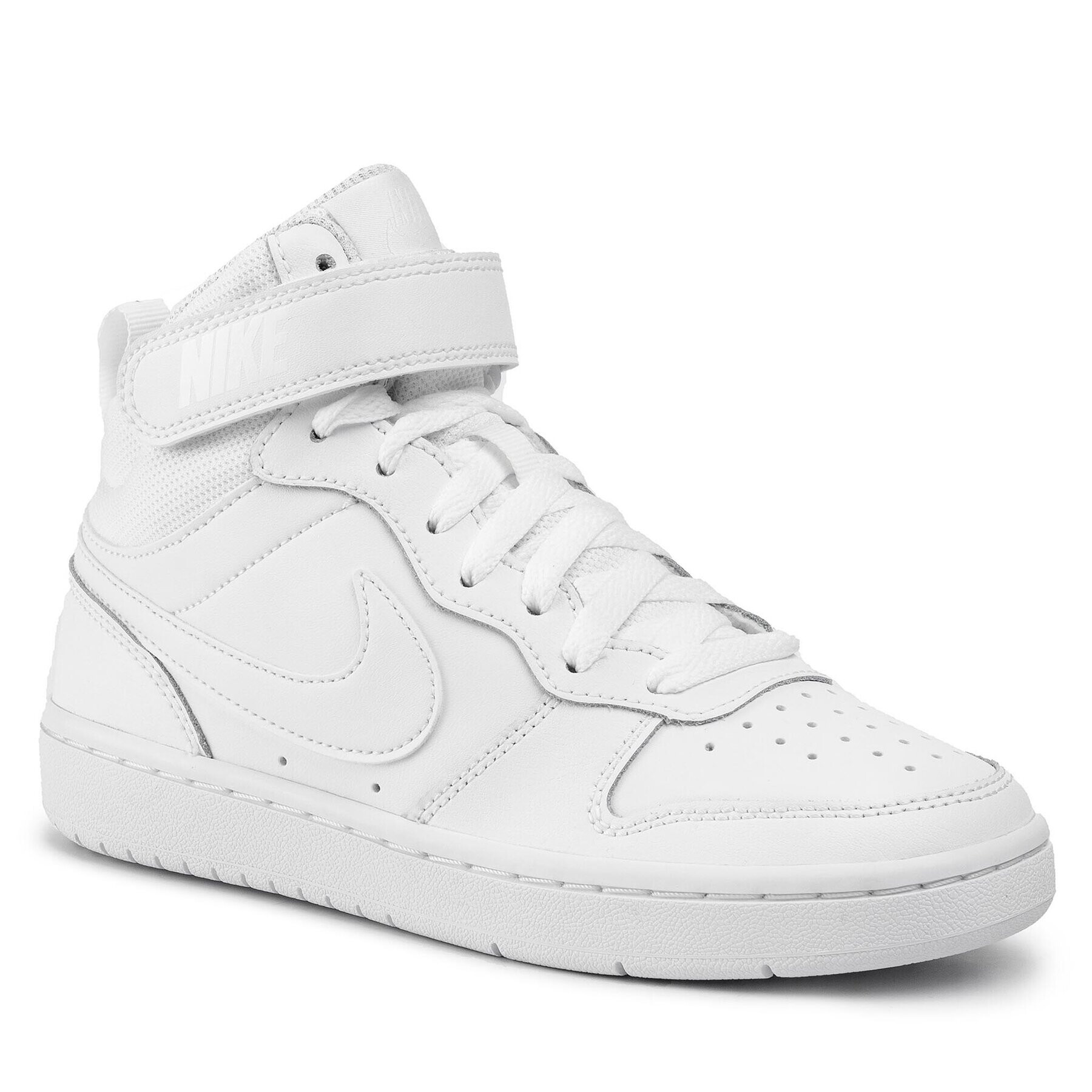 Nike Boty Court Borough Mid 2 (Gs) CD7782 100 Bílá - Pepit.cz