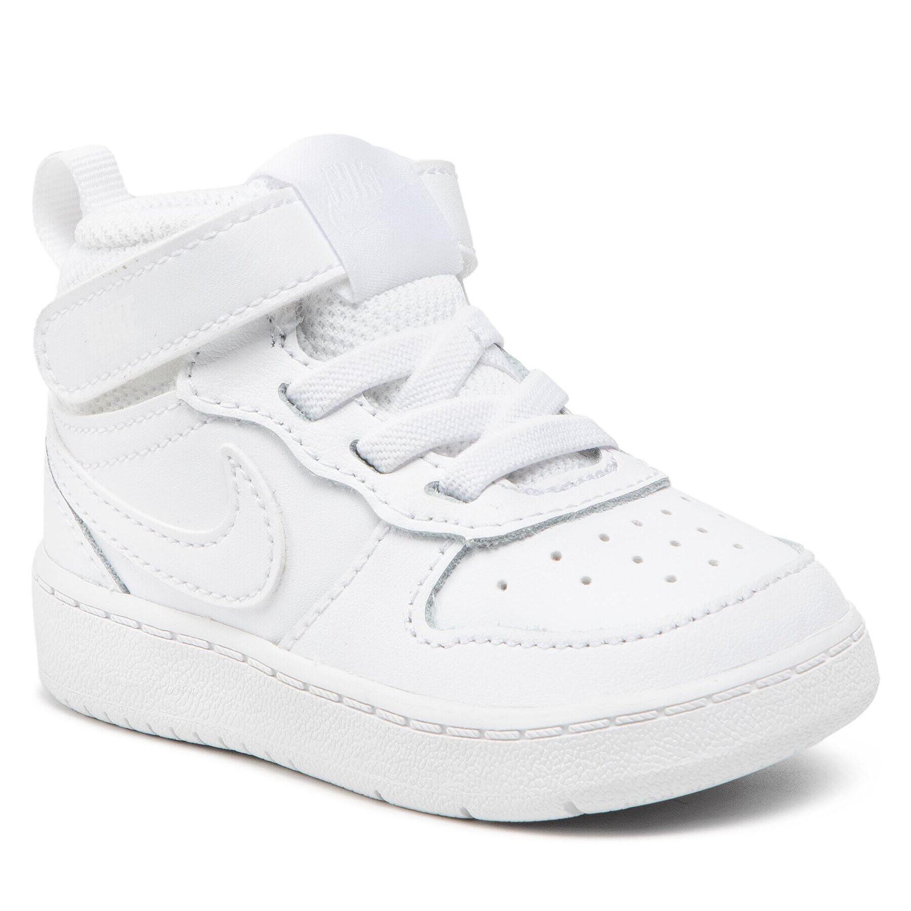 Nike Boty Court Borough Mid 2 (TDV) CD7784 100 Bílá - Pepit.cz