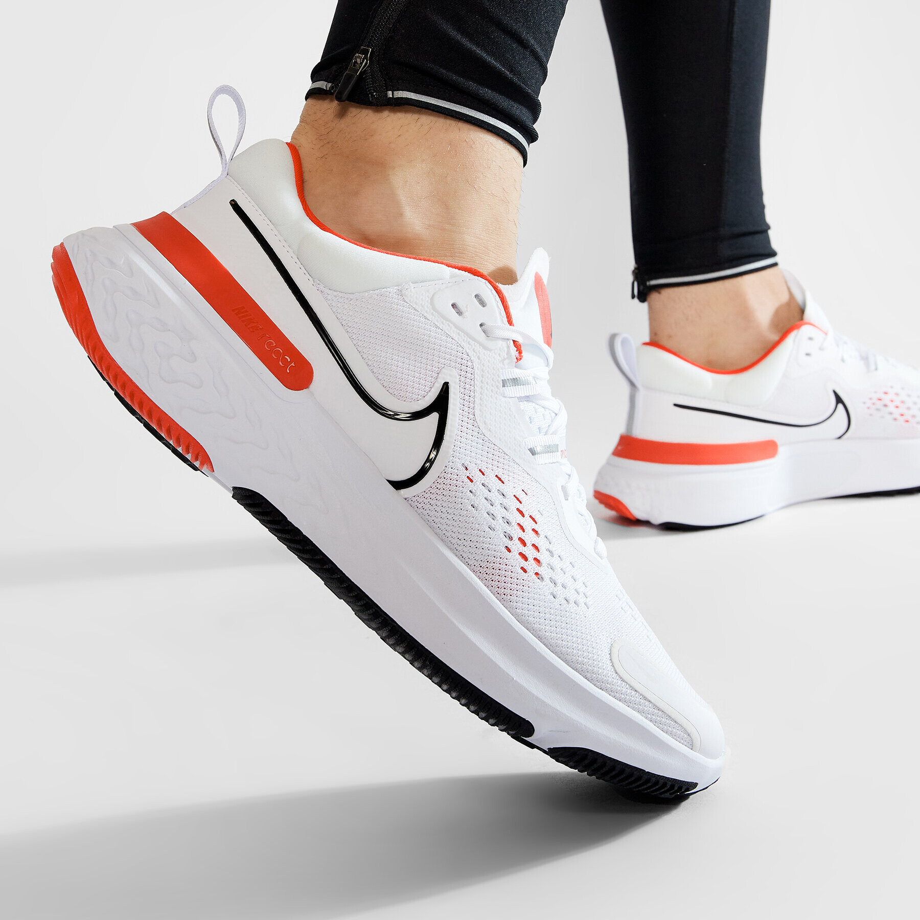 Nike Boty React Miler 2 CW7121 100 Bílá - Pepit.cz