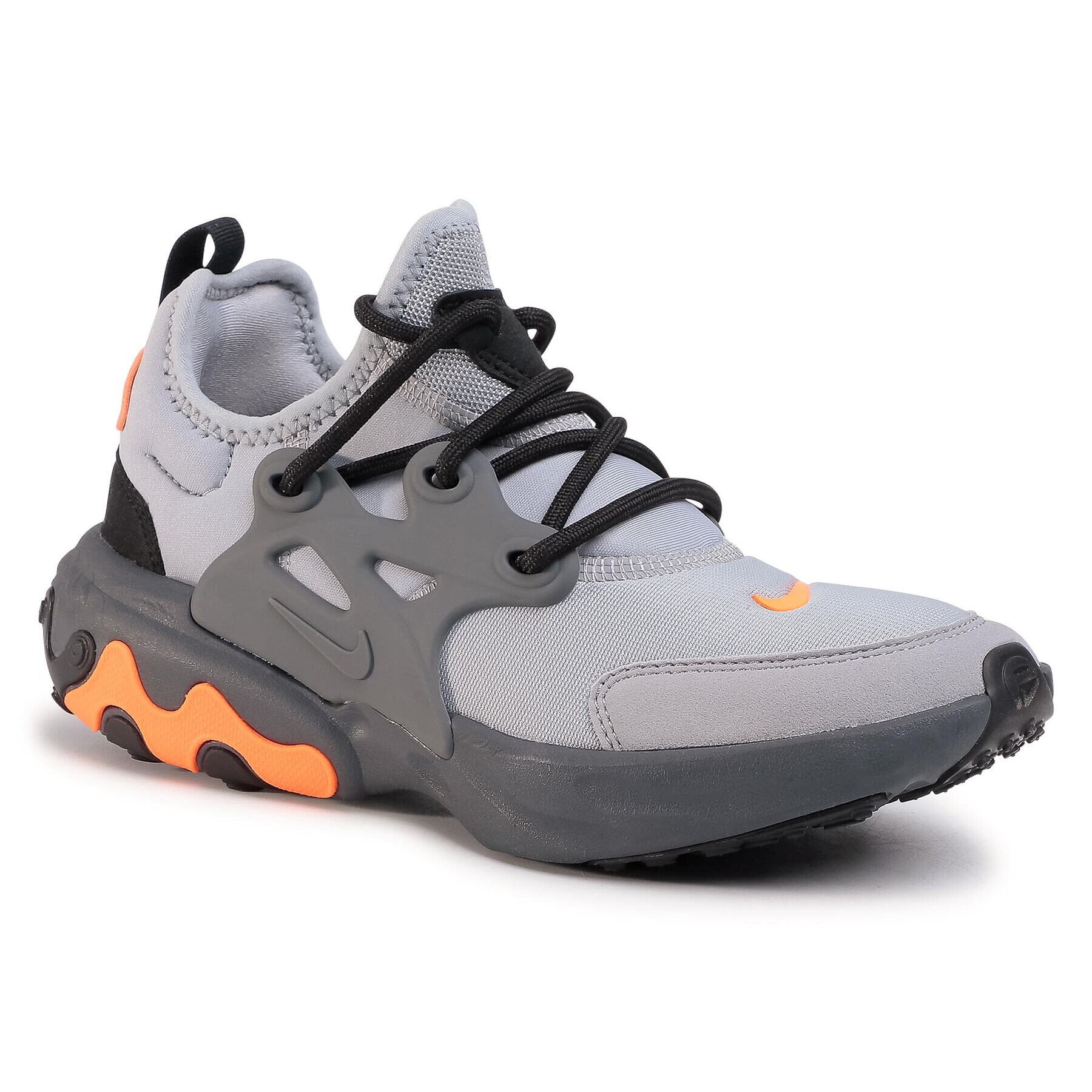 Nike Boty React Presto (Gs) BQ4002 010 Šedá - Pepit.cz