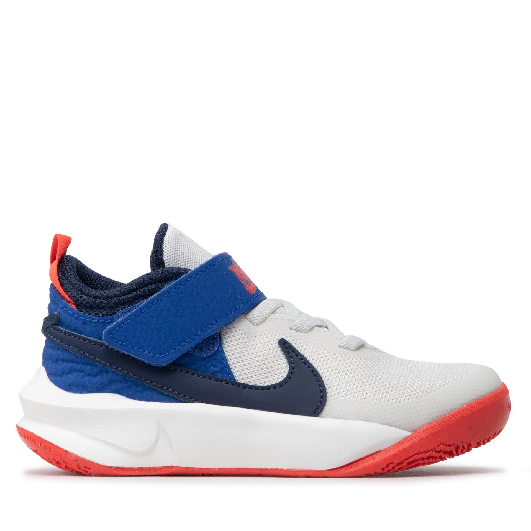 Nike Boty Team Hustle D 10 (PS) CW6736 103 Bílá - Pepit.cz