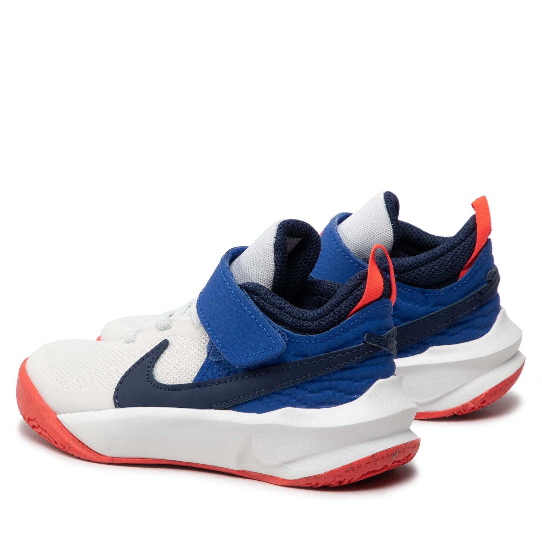 Nike Boty Team Hustle D 10 (PS) CW6736 103 Bílá - Pepit.cz