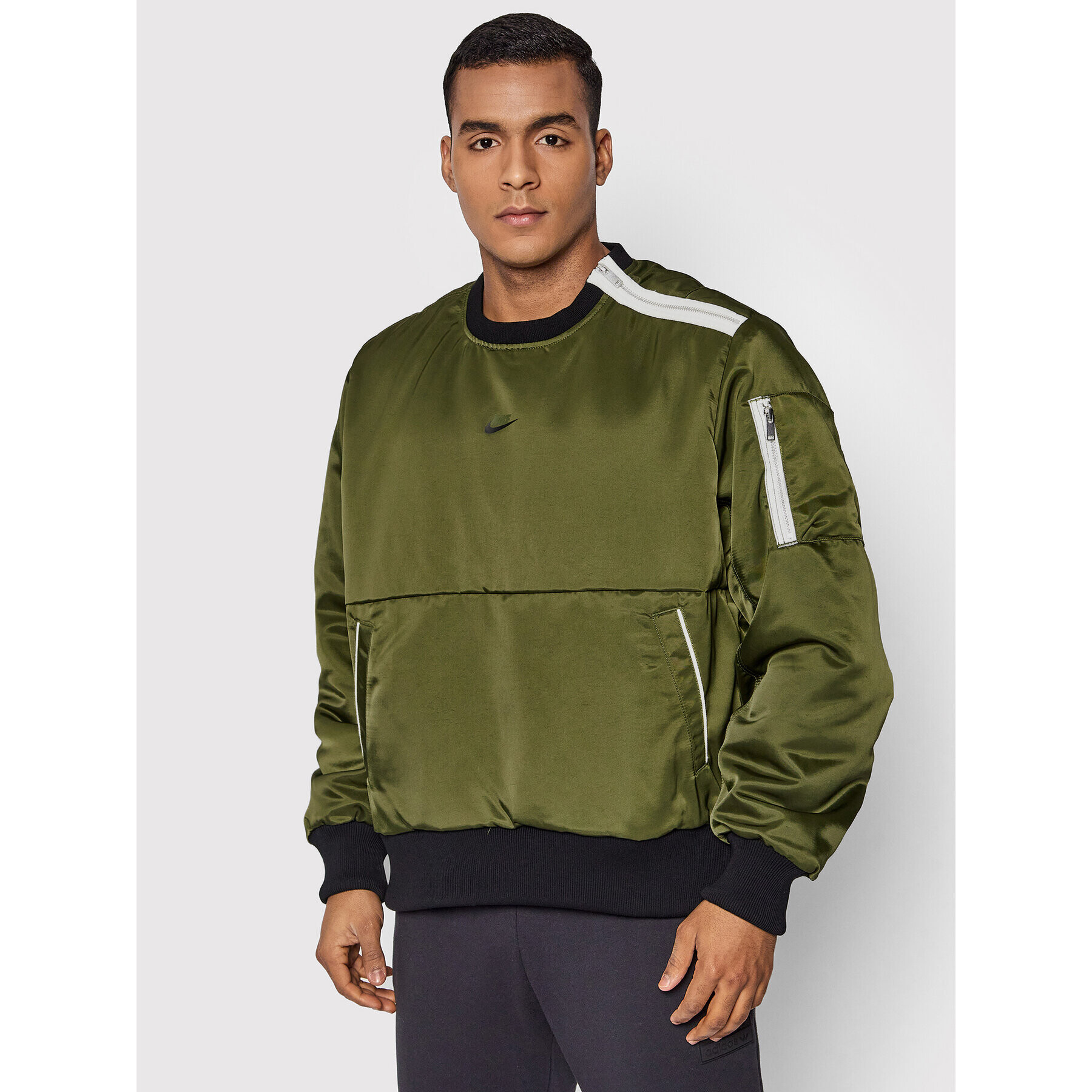 Nike Bunda anorak Sportswear Style Essentials+ DD5007 Zelená Regular Fit - Pepit.cz