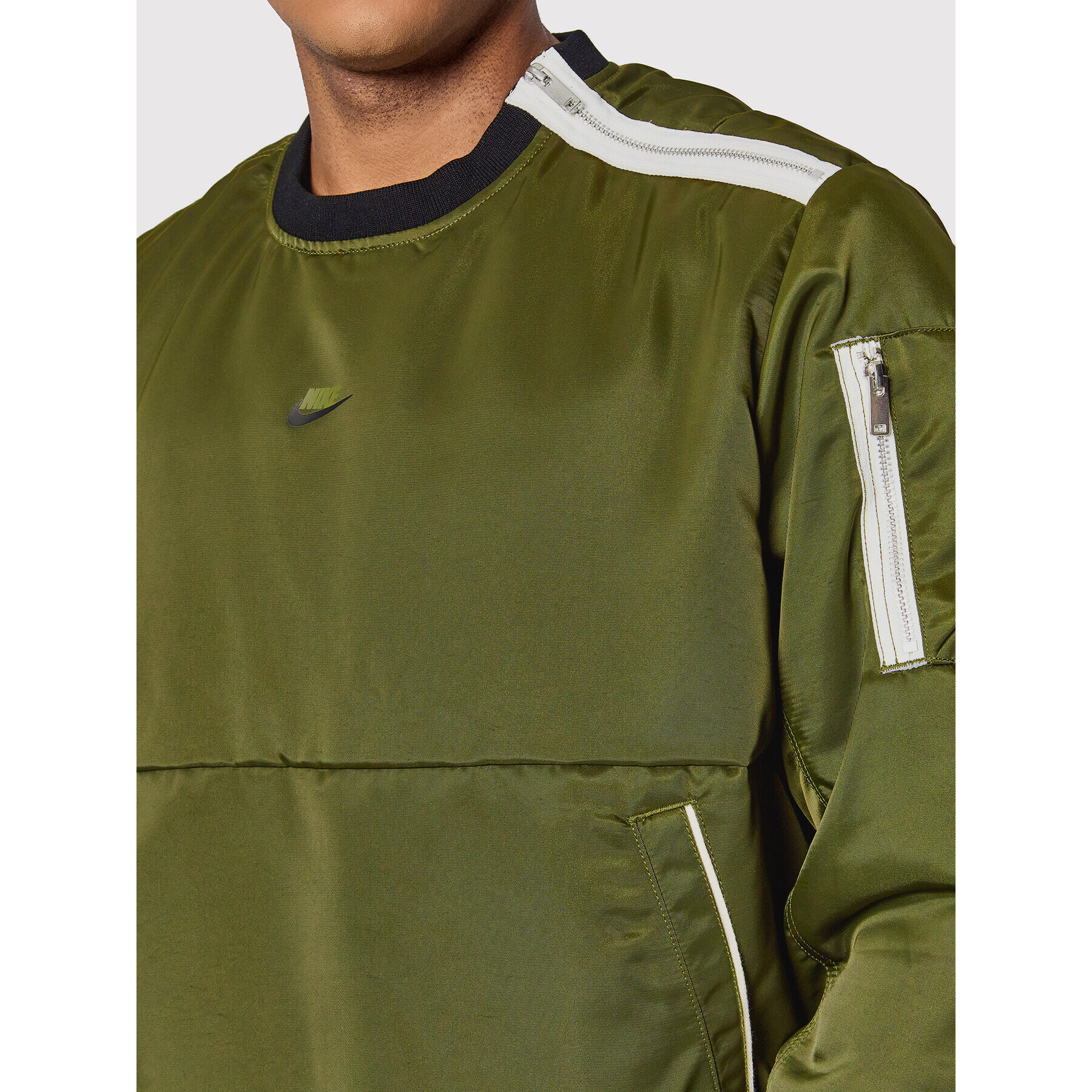 Nike Bunda anorak Sportswear Style Essentials+ DD5007 Zelená Regular Fit - Pepit.cz