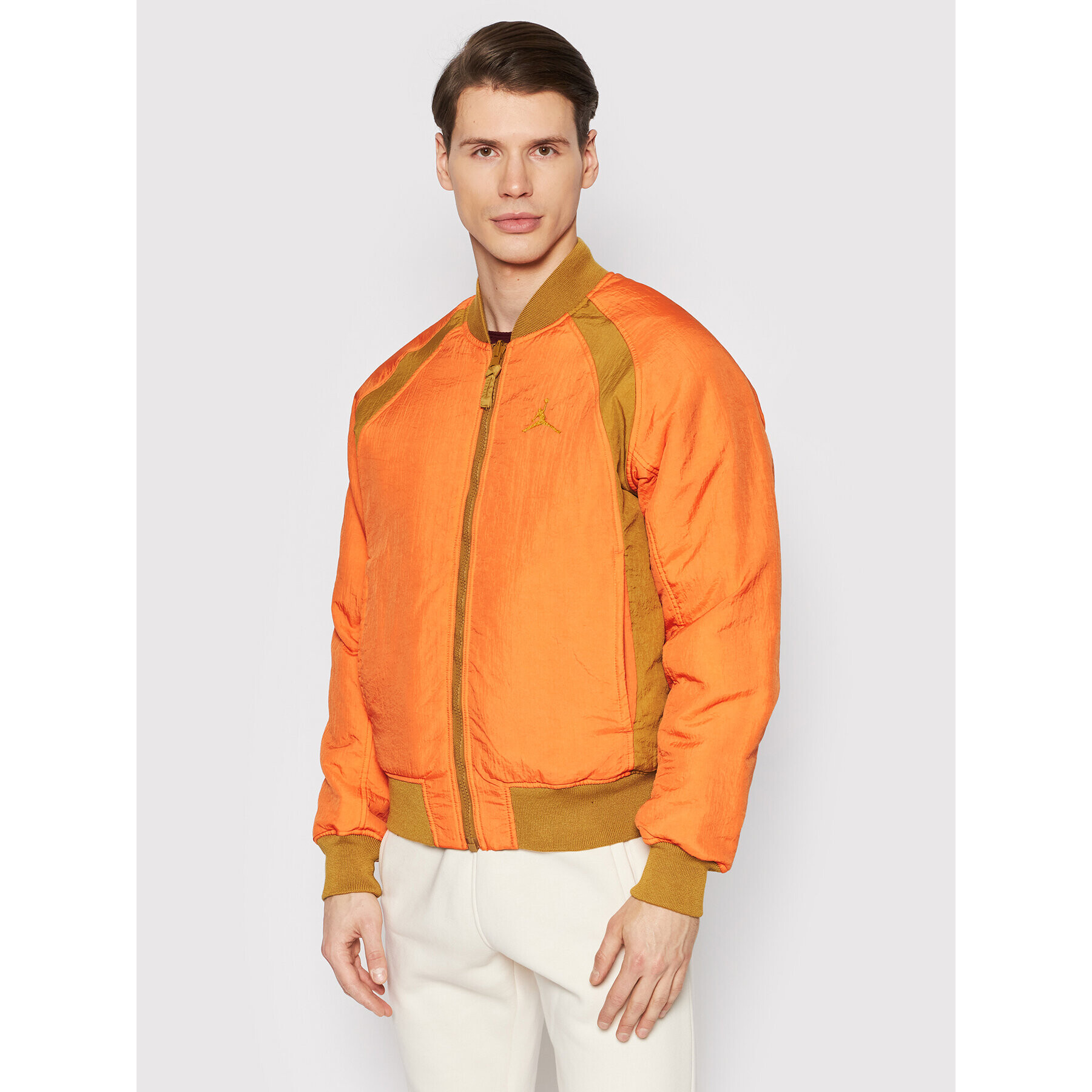 Nike Bunda bomber Jordan Flight CV2242 Oranžová Loose Fit - Pepit.cz