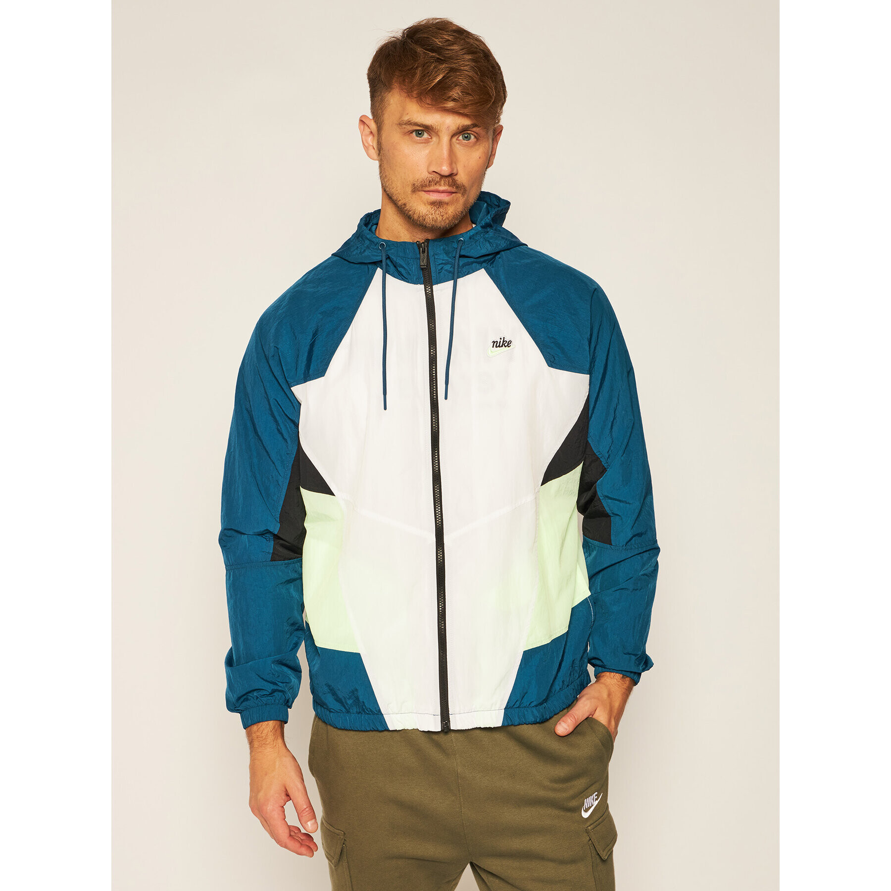 Nike Bunda pro přechodné období Heritage Windrunner CJ4358 Barevná Loose Fit - Pepit.cz