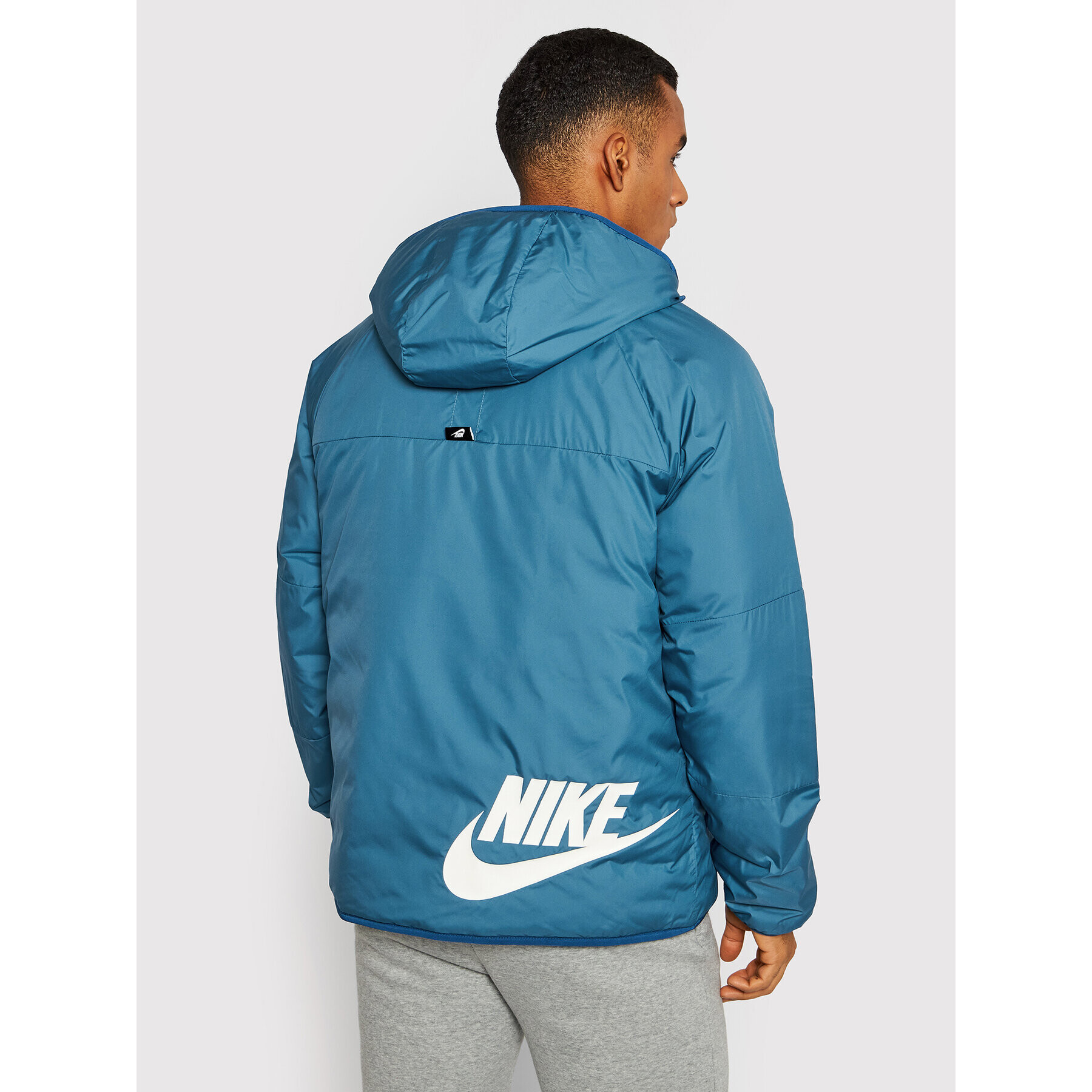 Nike Bunda pro přechodné období Legacy DH2783 Modrá Regular Fit - Pepit.cz