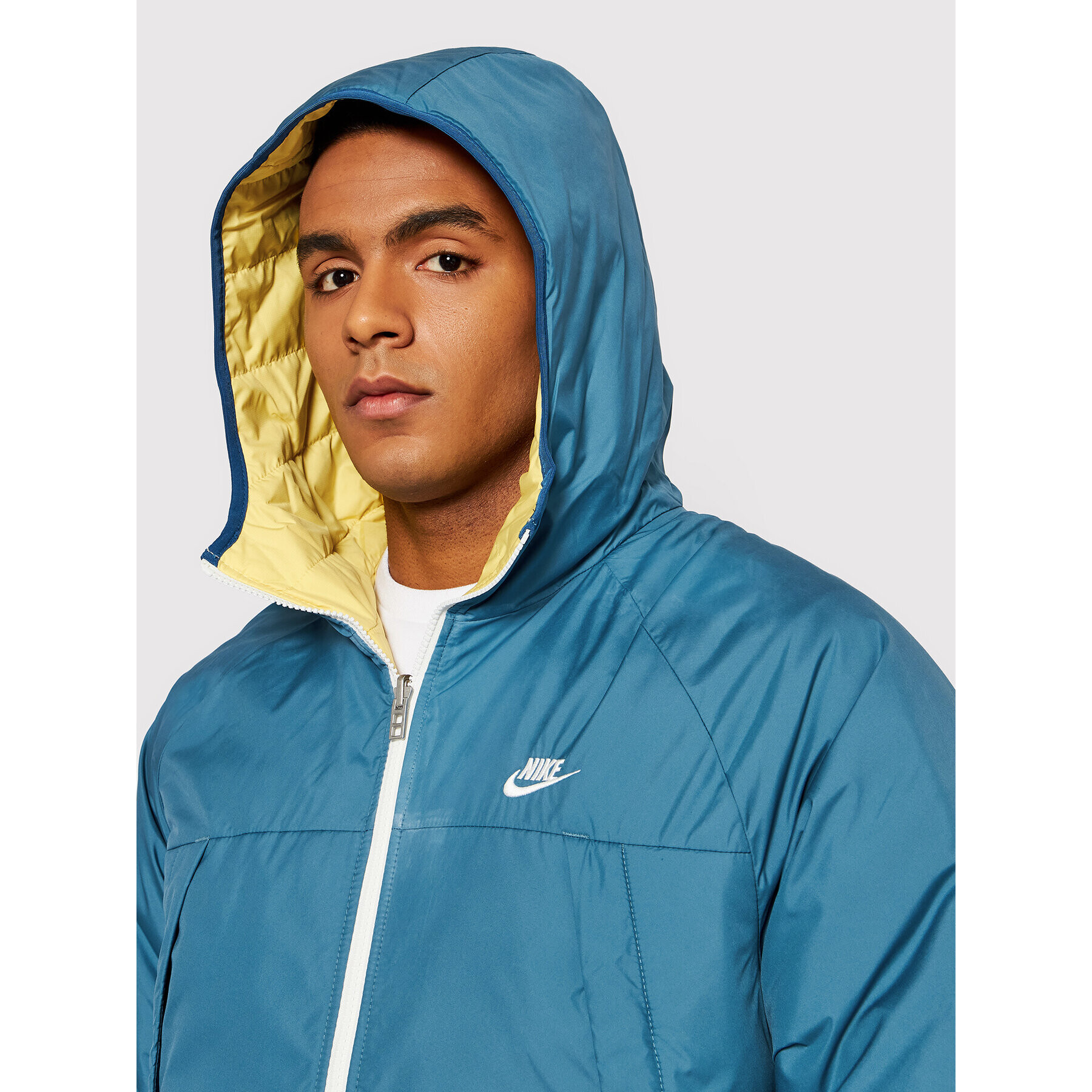 Nike Bunda pro přechodné období Legacy DH2783 Modrá Regular Fit - Pepit.cz