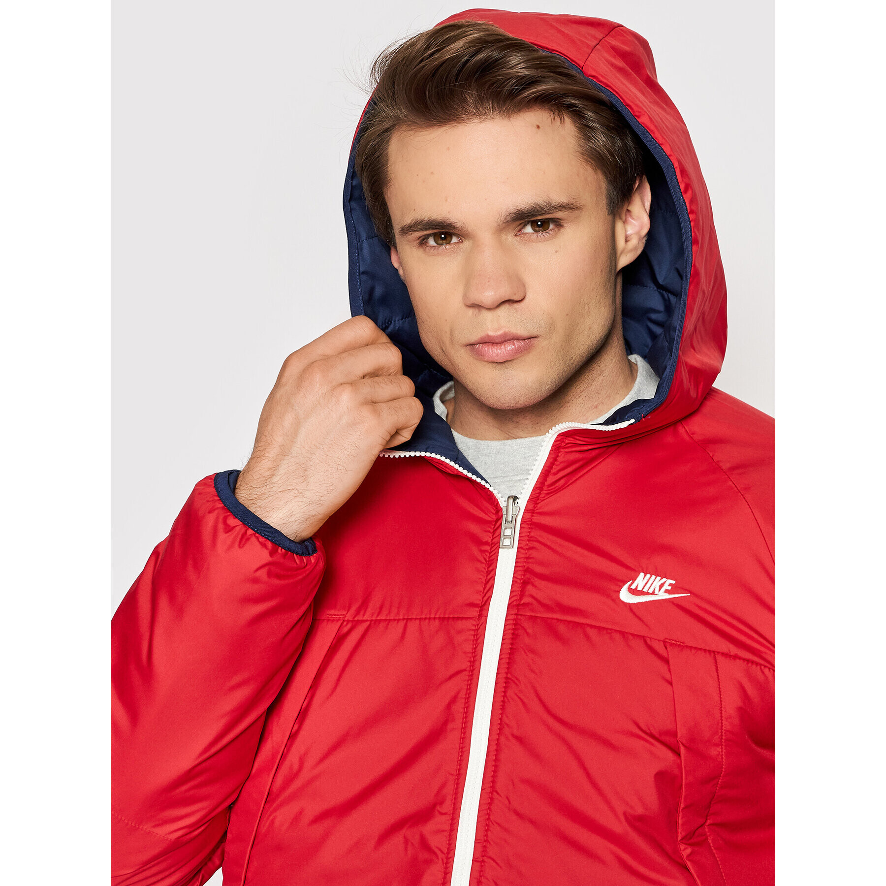 Nike Bunda pro přechodné období Sportswear Therma-Fit Legacy DH2783 Tmavomodrá Regular Fit - Pepit.cz