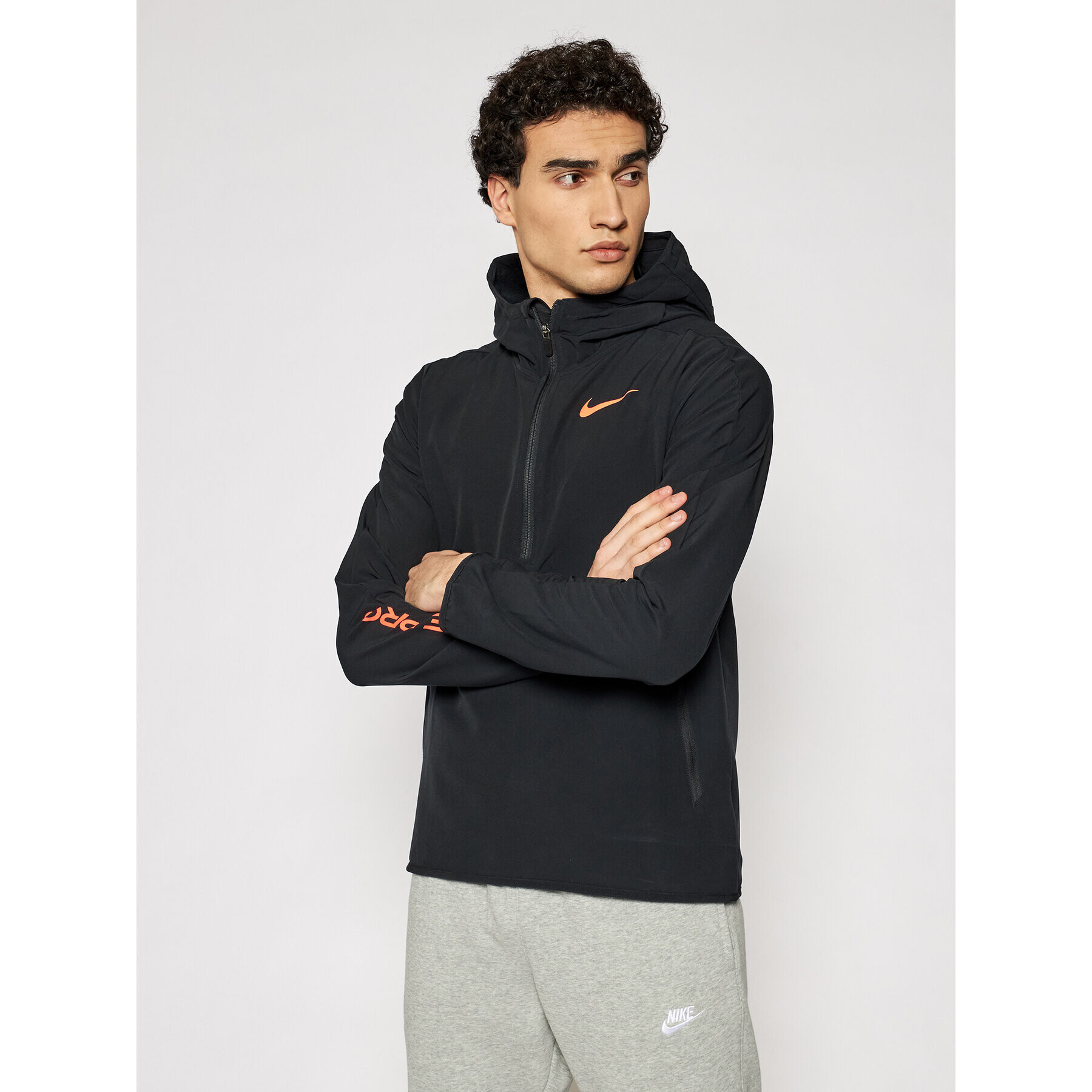 Nike Funkční mikina Pro CZ1510 Černá Standard Fit - Pepit.cz