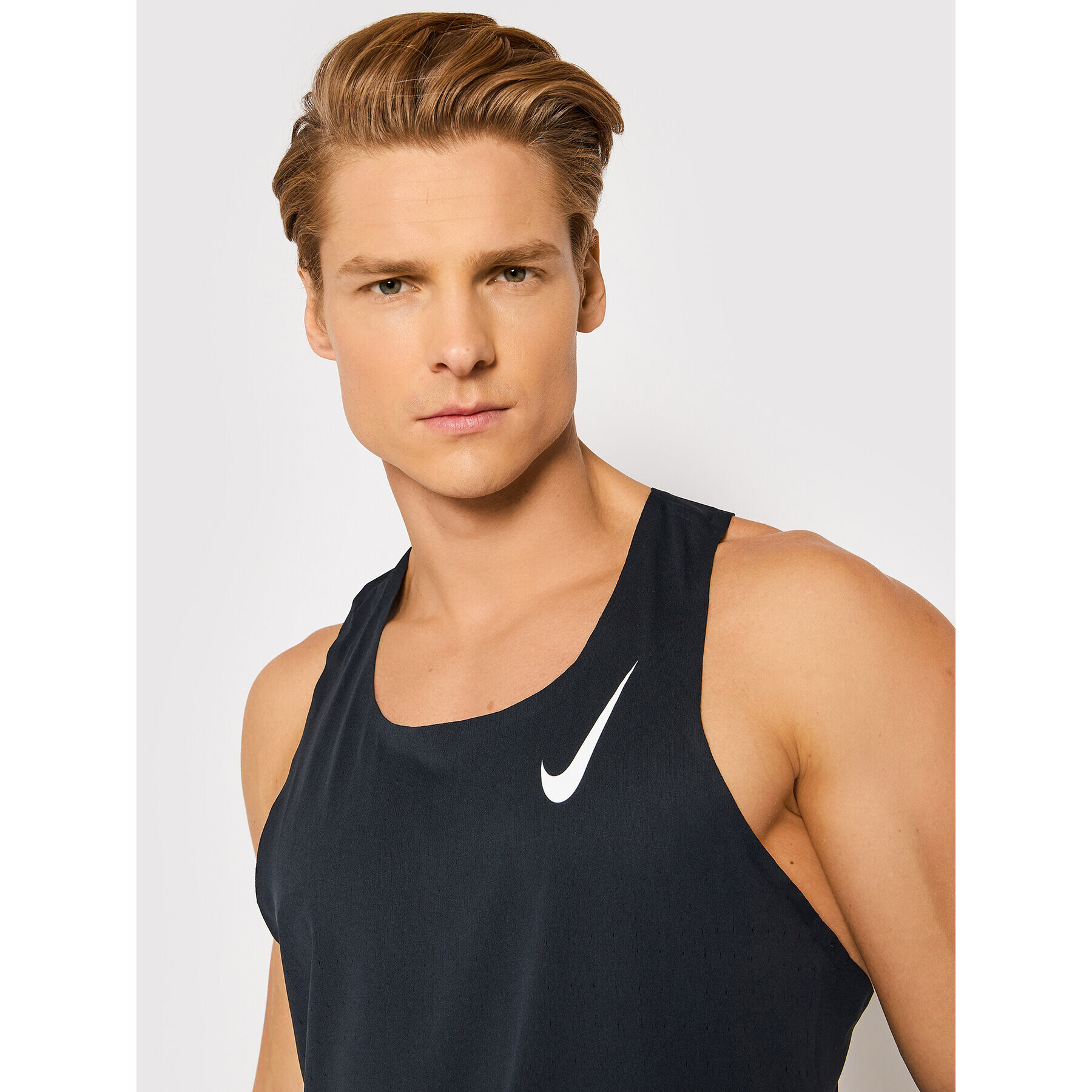 Nike Funkční tričko Aero Singlet CJ7835 Černá Slim Fit - Pepit.cz