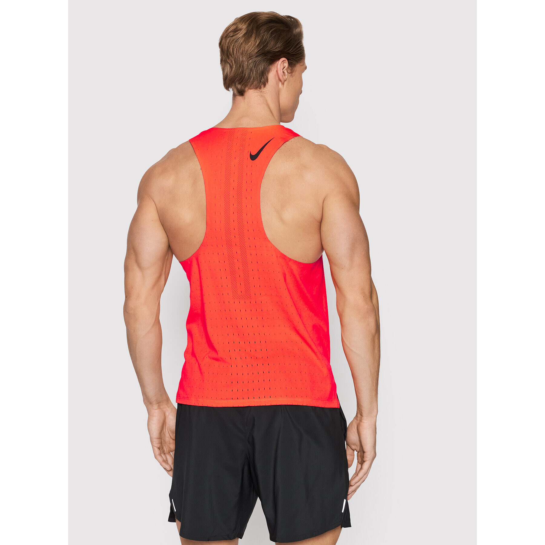 Nike Funkční tričko Aeroswift Singlet CJ7835 Oranžová Slim Fit - Pepit.cz