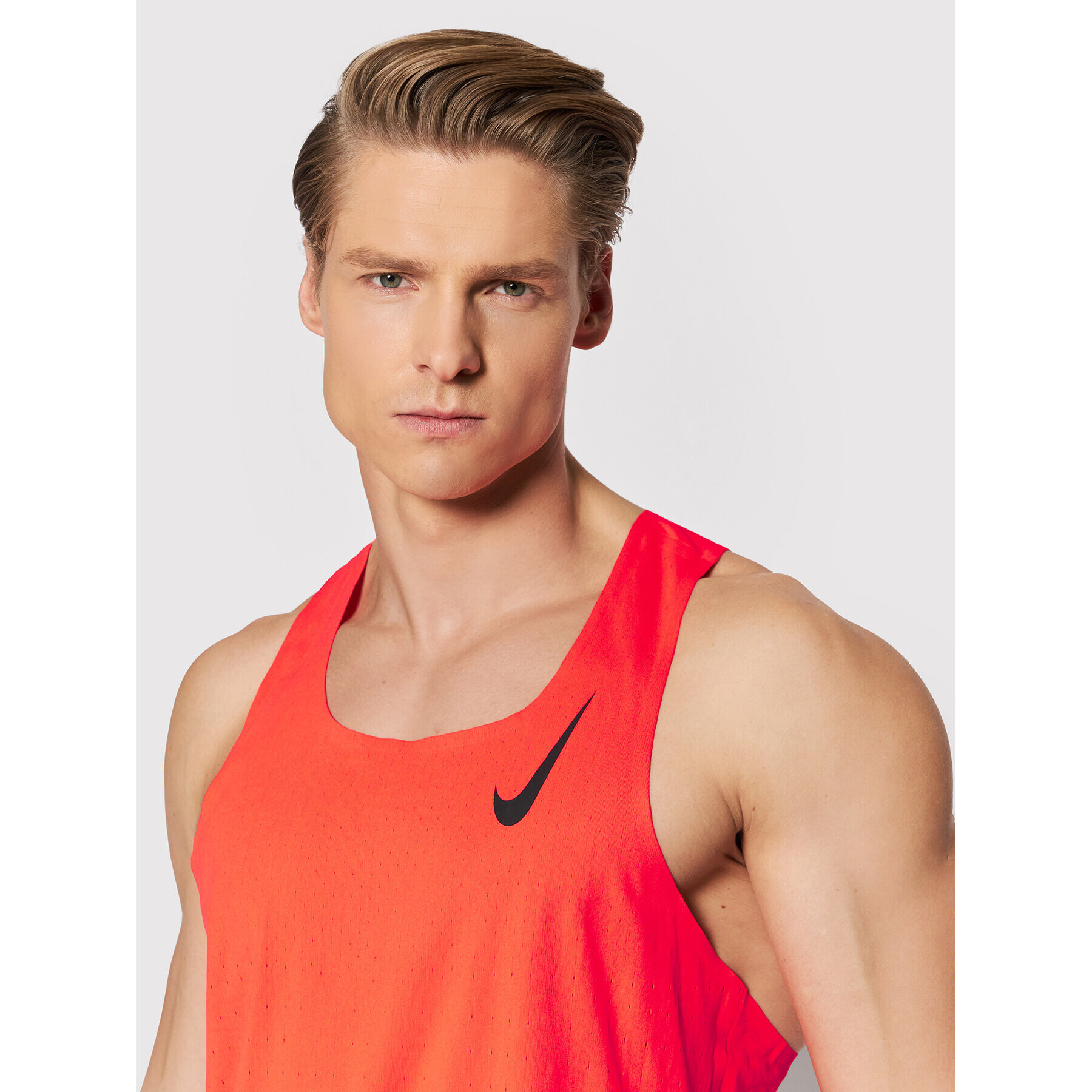 Nike Funkční tričko Aeroswift Singlet CJ7835 Oranžová Slim Fit - Pepit.cz