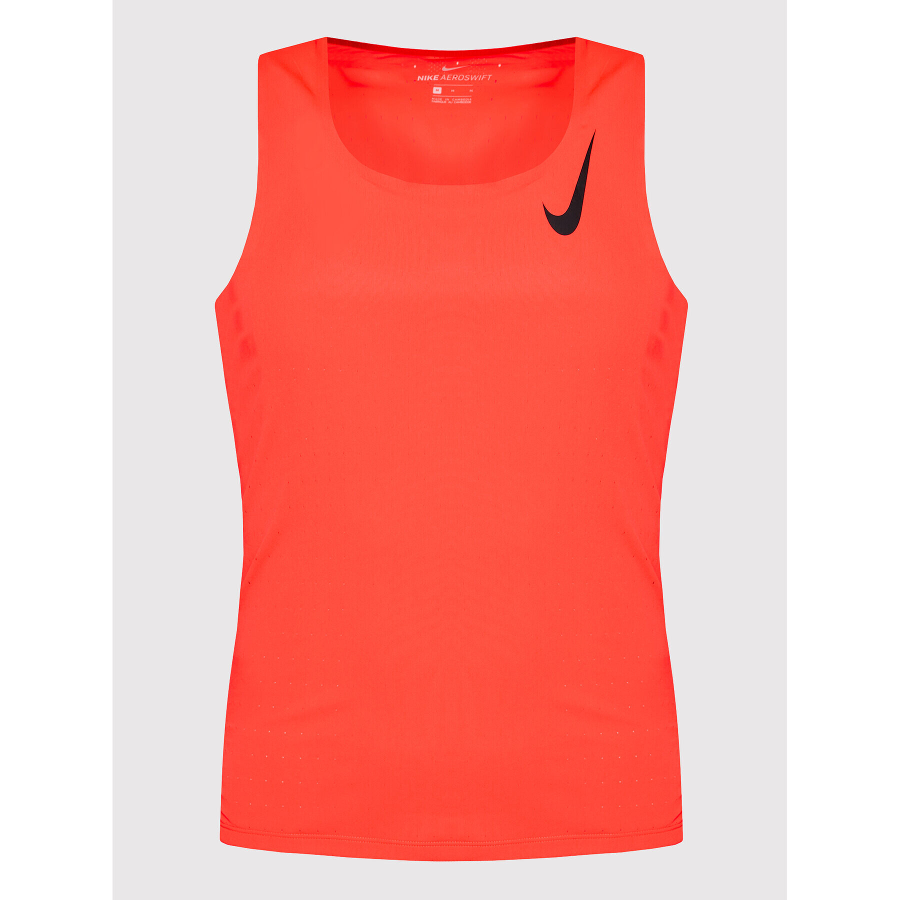 Nike Funkční tričko Aeroswift Singlet CJ7835 Oranžová Slim Fit - Pepit.cz