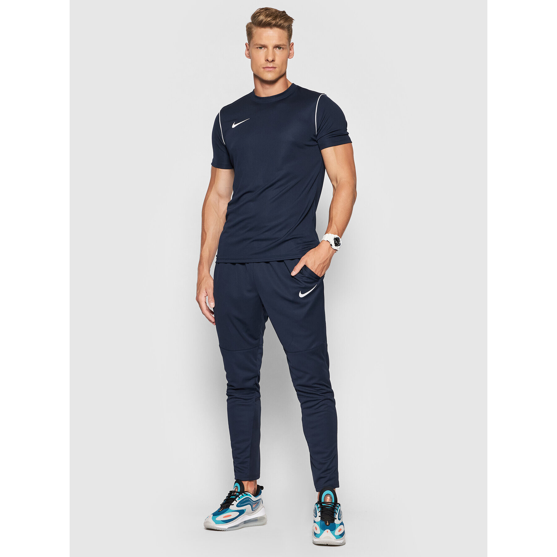 Nike Funkční tričko Dri-Fit BV6883 Tmavomodrá Regular Fit - Pepit.cz