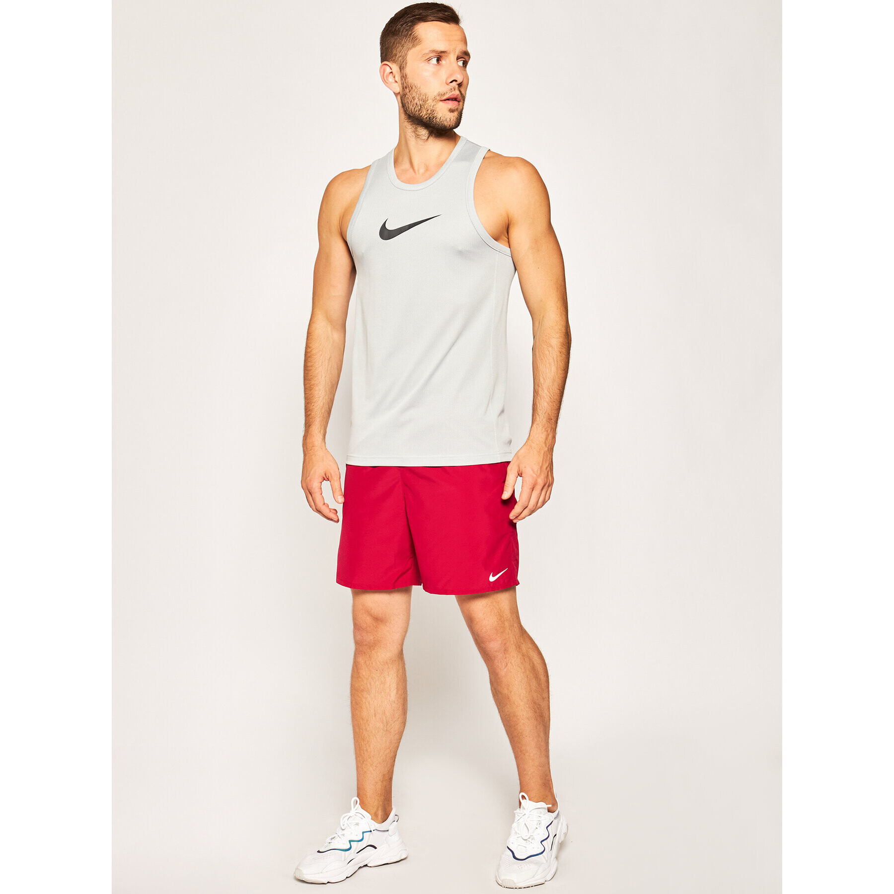 Nike Funkční tričko Dri-Fit Crossover BV9387 Šedá Regular Fit - Pepit.cz