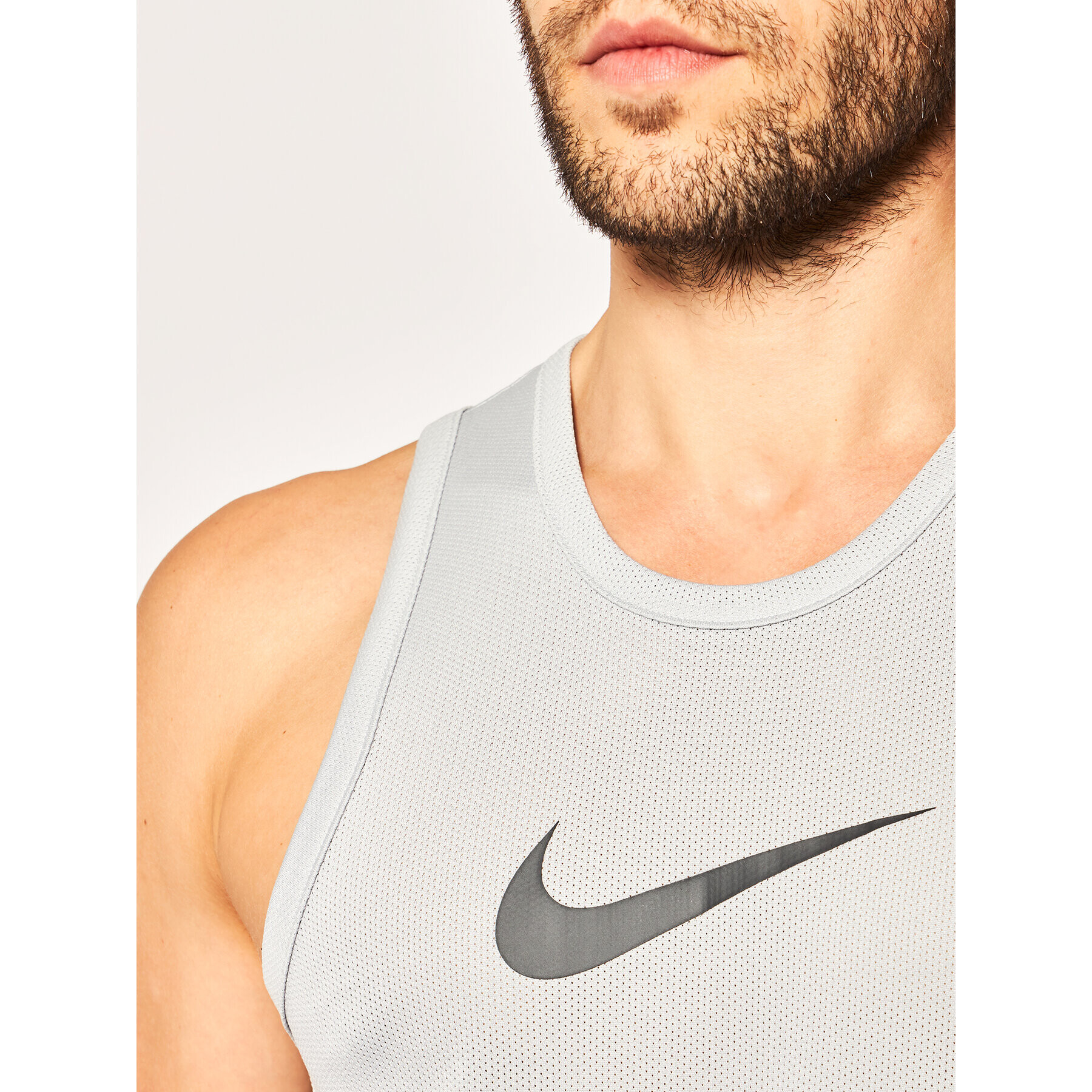 Nike Funkční tričko Dri-Fit Crossover BV9387 Šedá Regular Fit - Pepit.cz