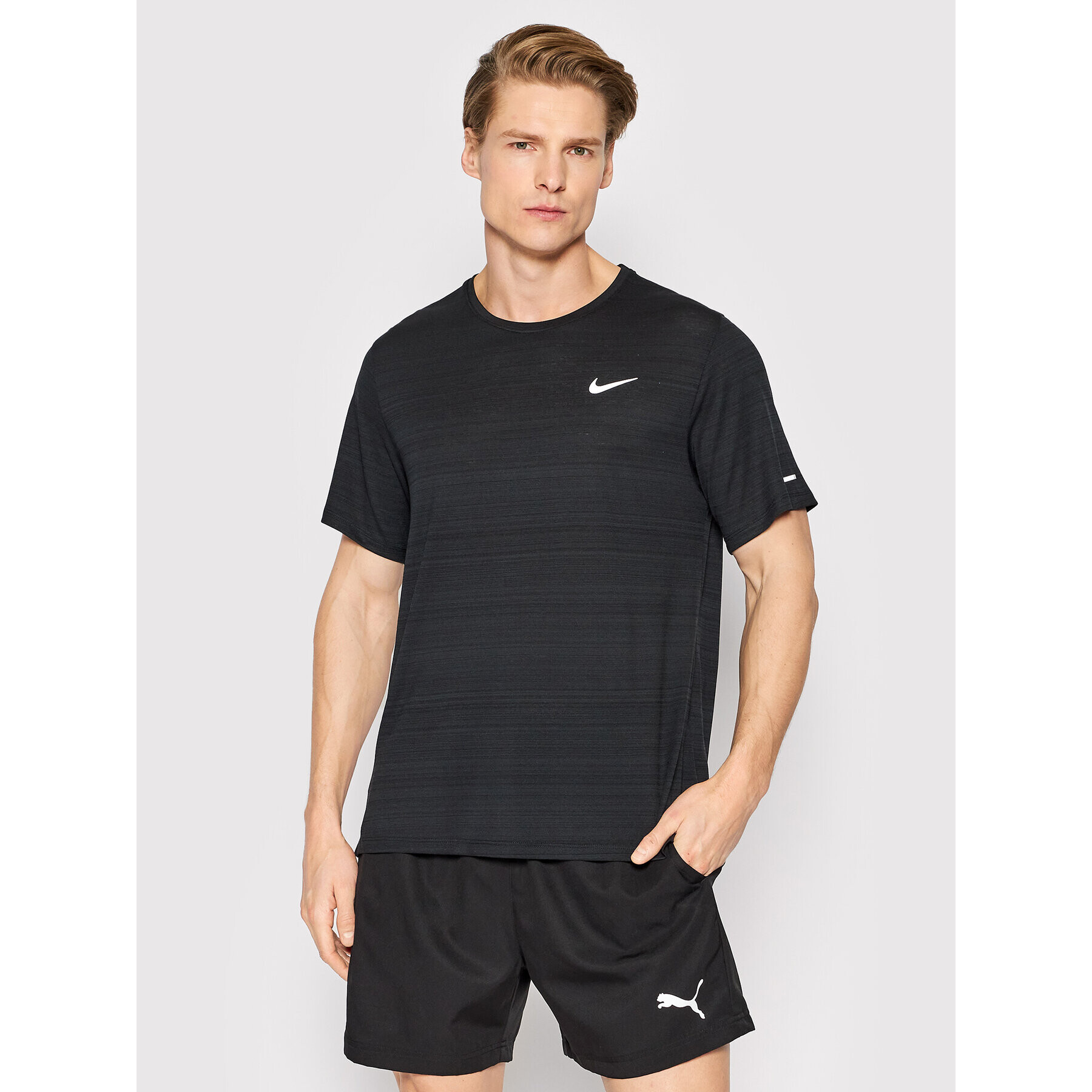 Nike Funkční tričko Dri-FIT Miler CU5992 Černá Regular Fit - Pepit.cz