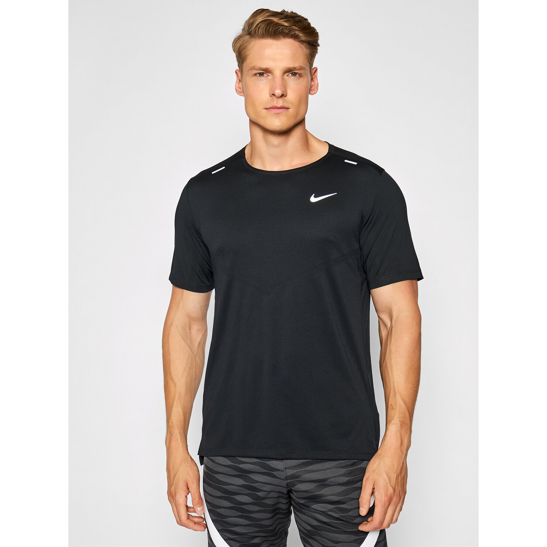 Nike Funkční tričko Dri-Fit Rise CZ9184 Černá Standard Fit - Pepit.cz