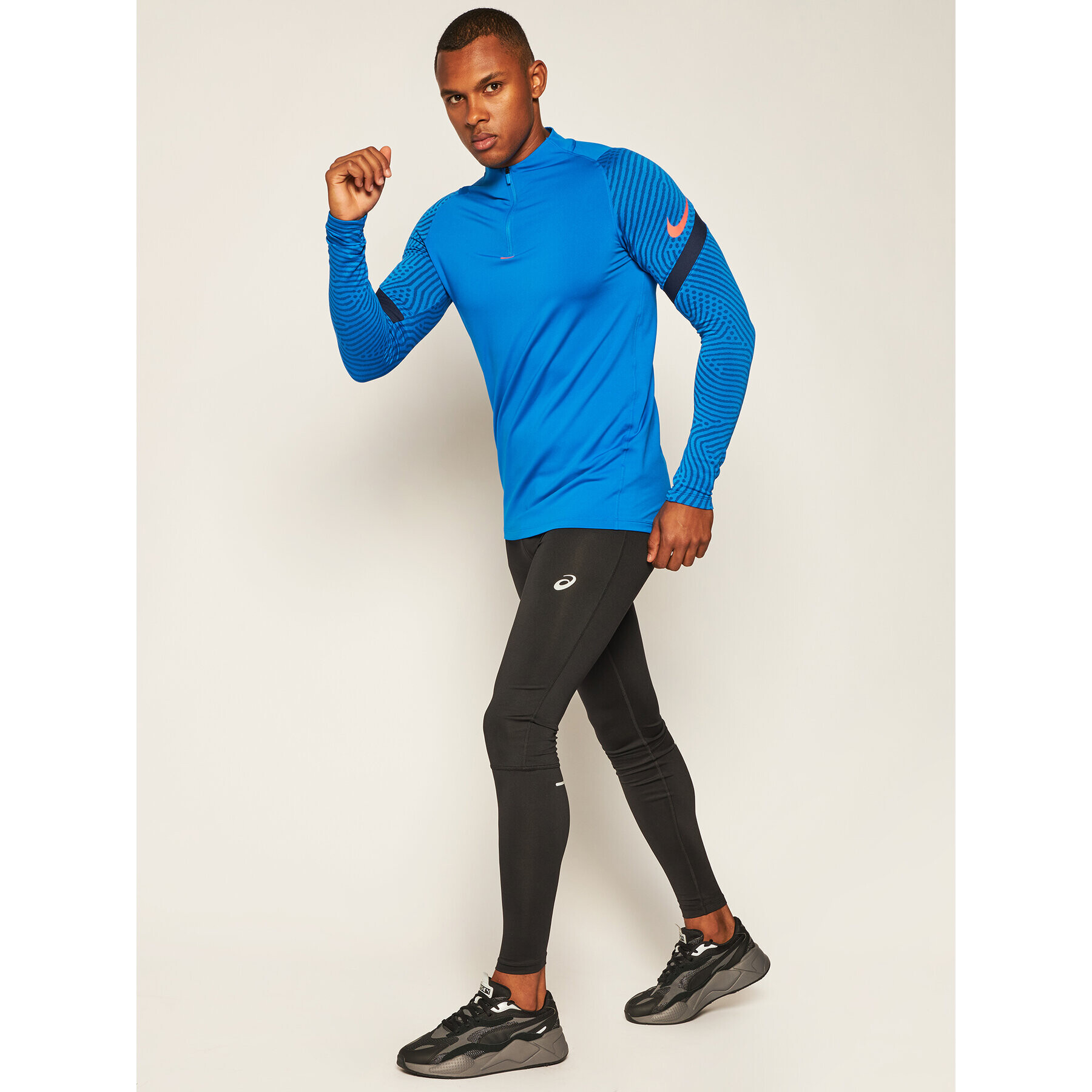 Nike Funkční tričko Dri-FIT Strike CD0564 Modrá Slim Fit - Pepit.cz