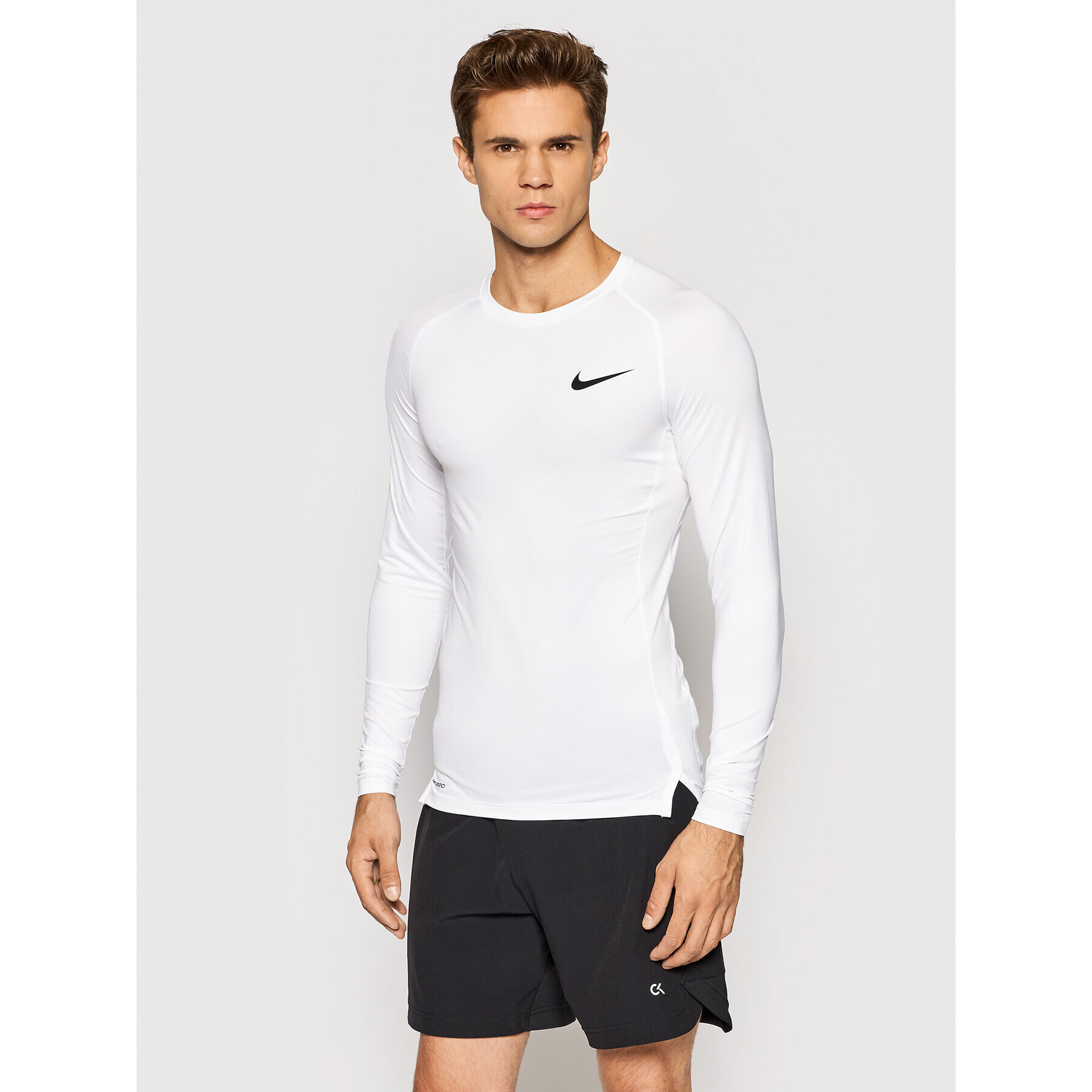 Nike Funkční tričko Pro BV5588 Bílá Slim Fit - Pepit.cz