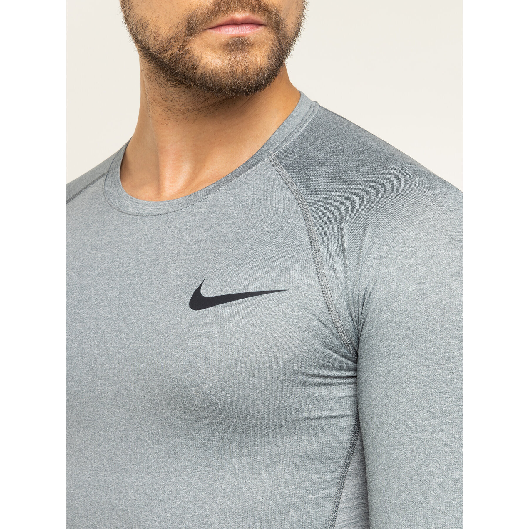 Nike Funkční tričko Pro BV5588 Šedá Slim Fit - Pepit.cz