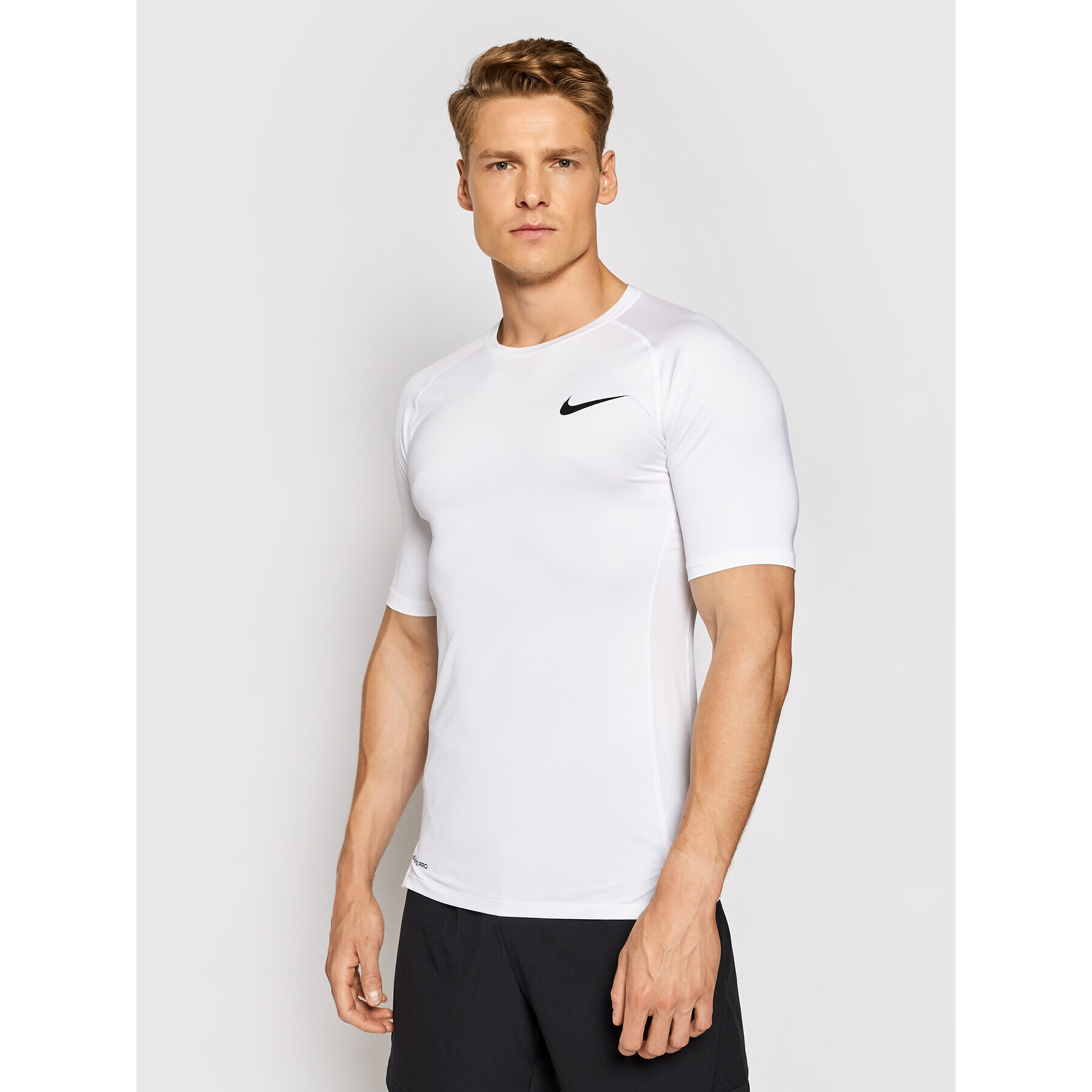 Nike Funkční tričko Pro BV5631 Bílá Tight Fit - Pepit.cz