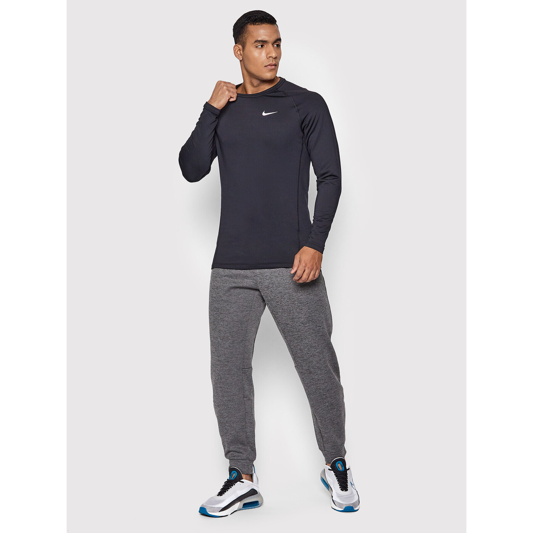 Nike Funkční tričko Pro Warm CU6740 Černá Slim Fit - Pepit.cz