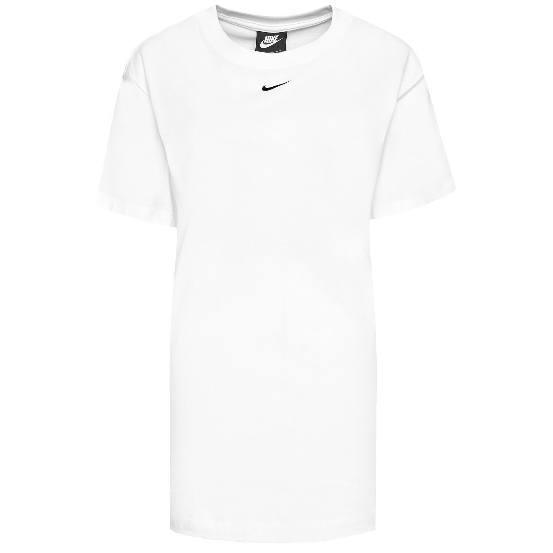 Nike Každodenní šaty Sportswear Essential CJ2242 Bílá Loose Fit - Pepit.cz